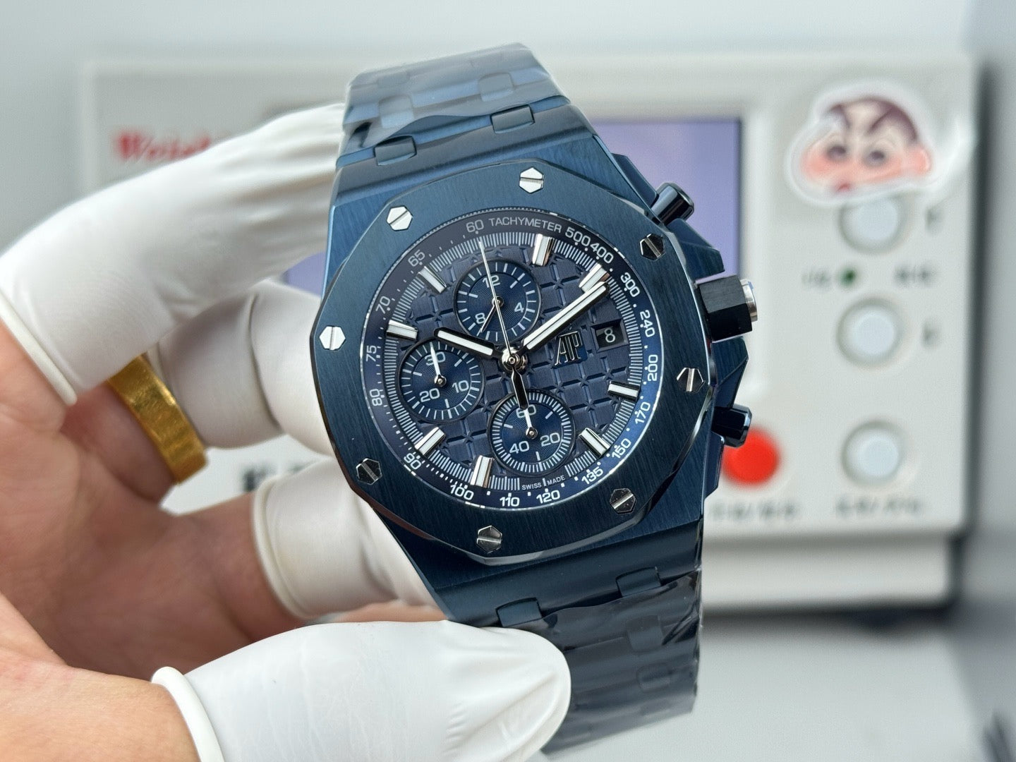 Black and Blue Watch