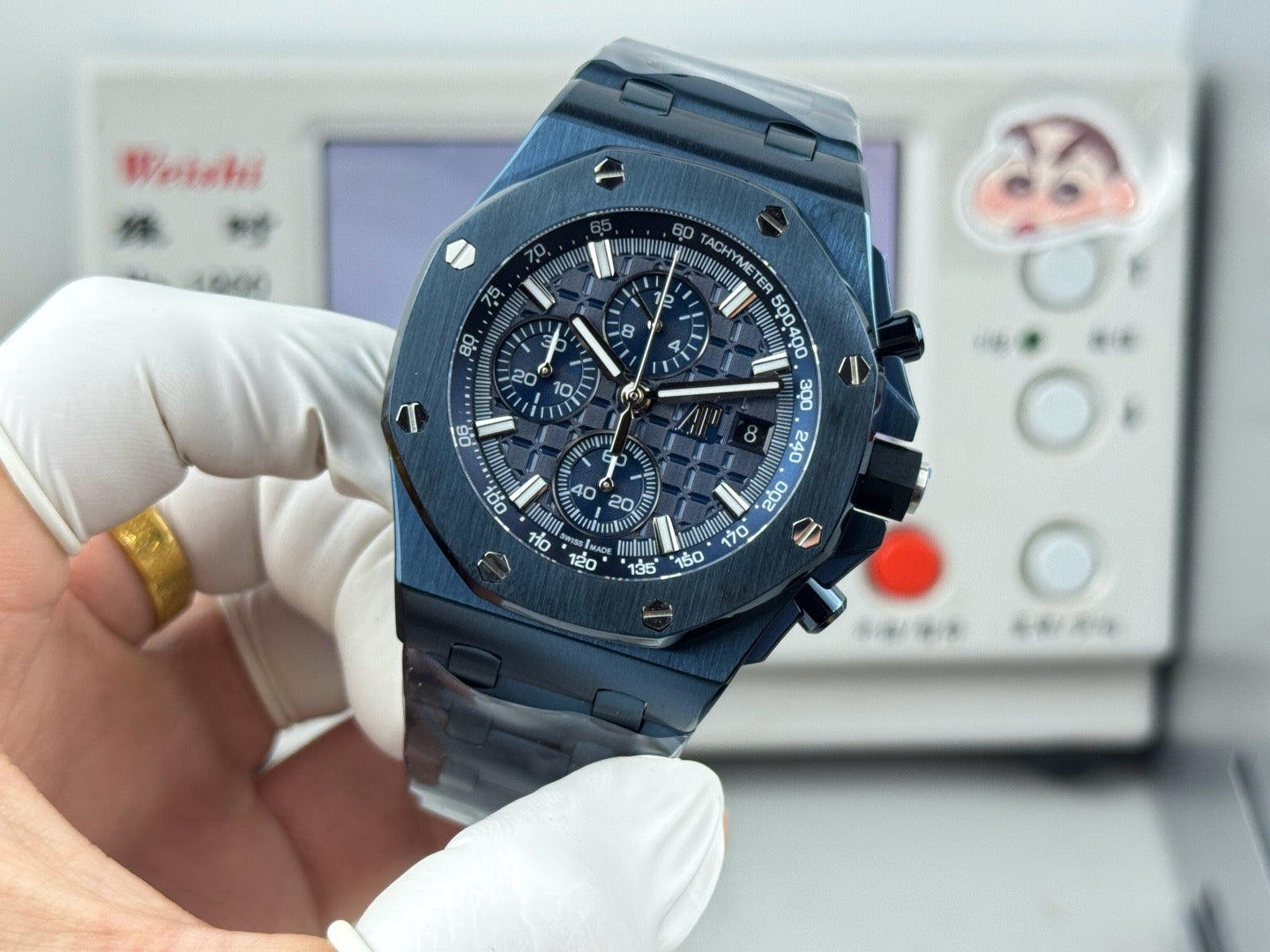 Black and Blue Watch