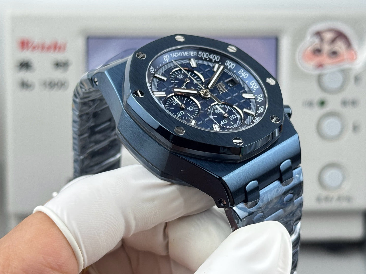 Black and Blue Watch