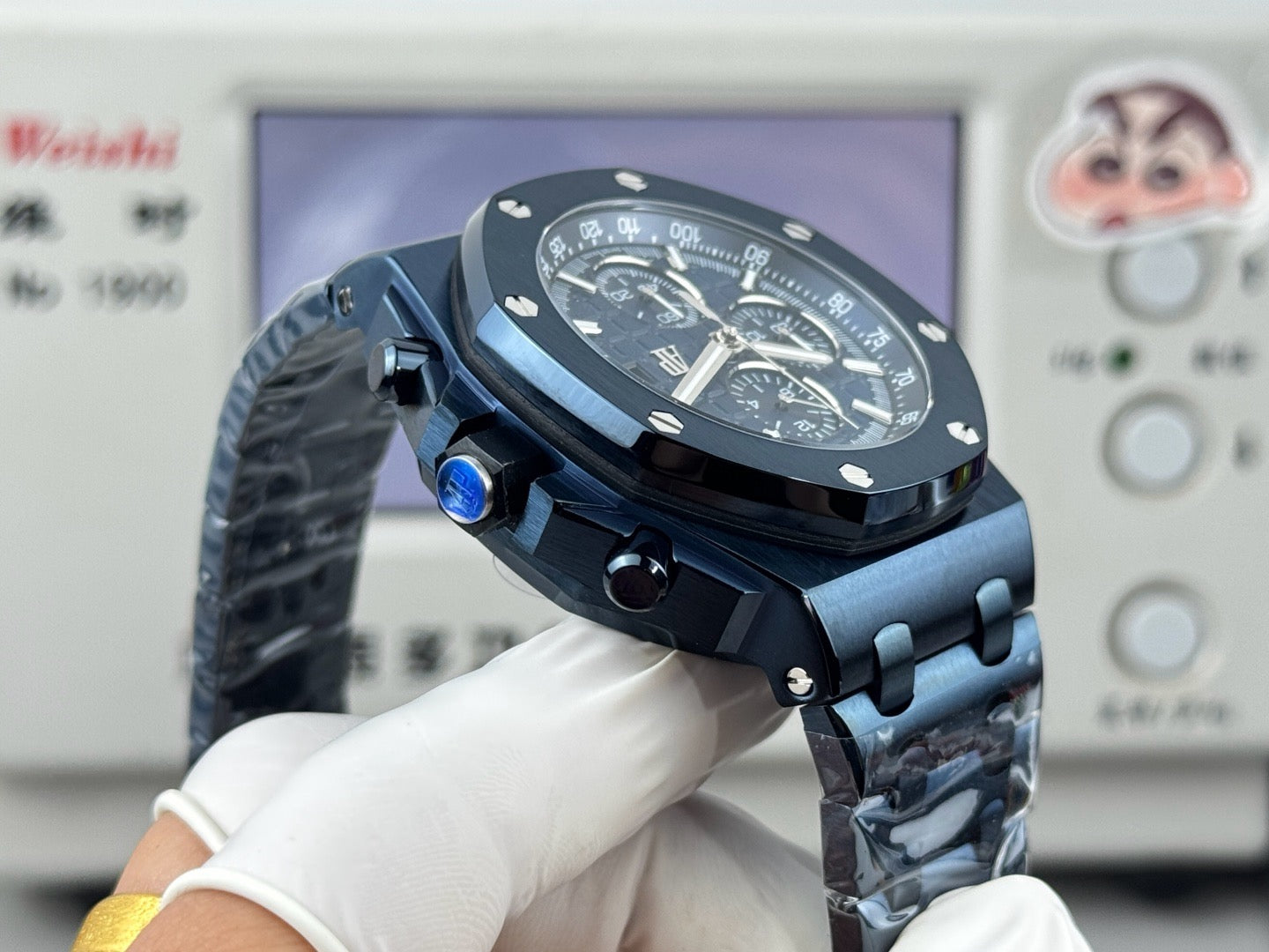 Black and Blue Watch