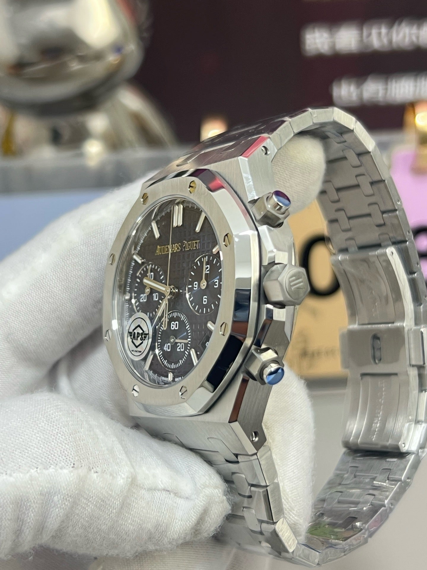 Silver black Watch