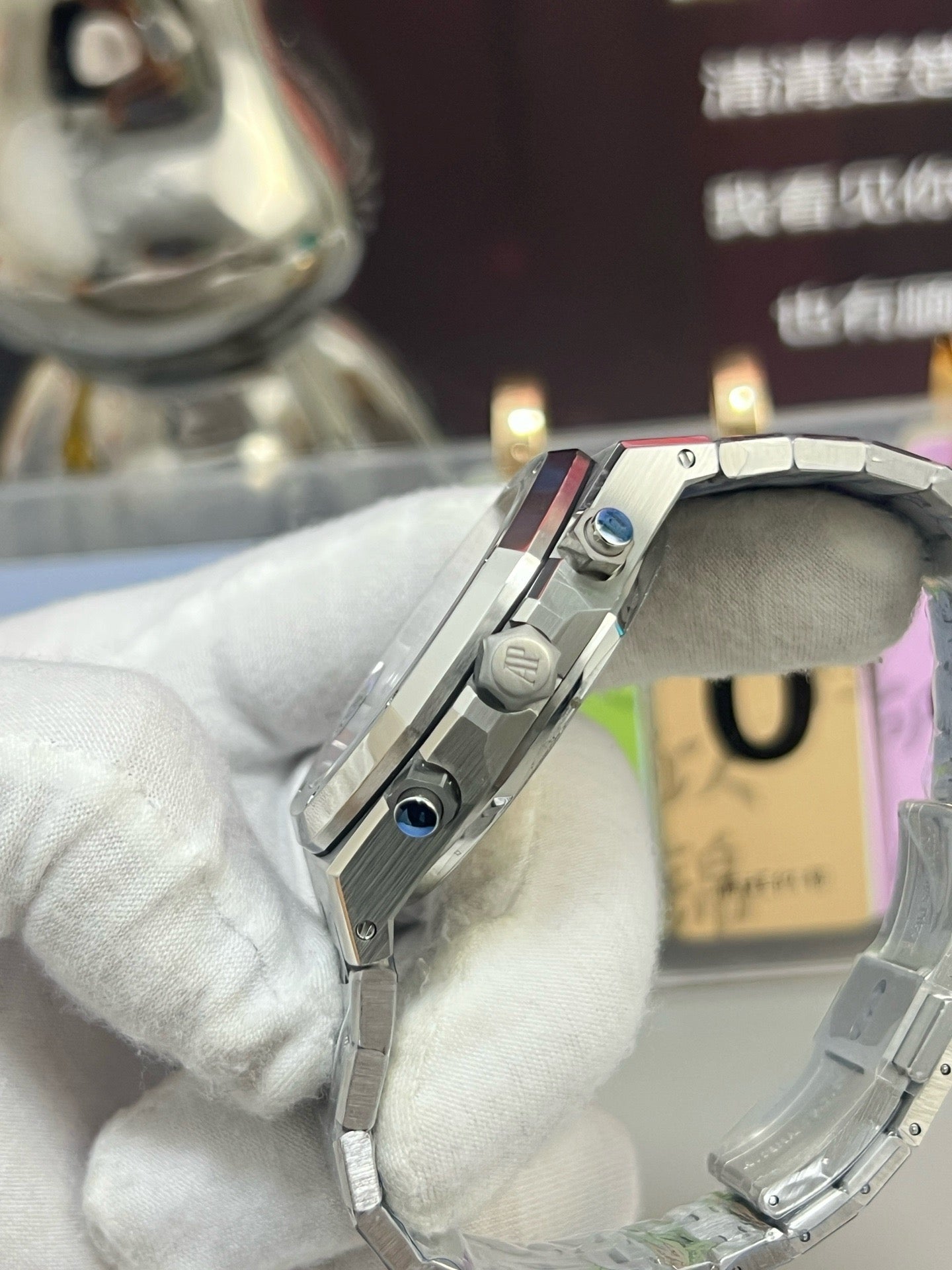 Silver black Watch