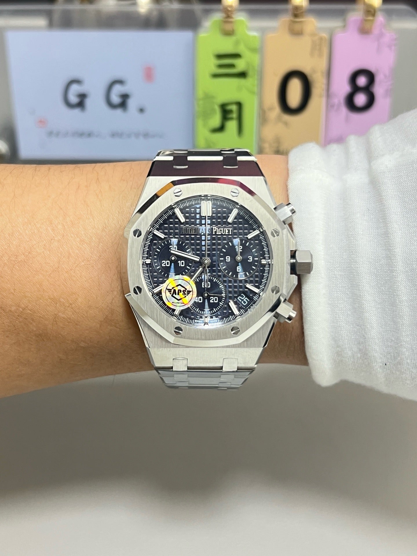 Silver black Watch