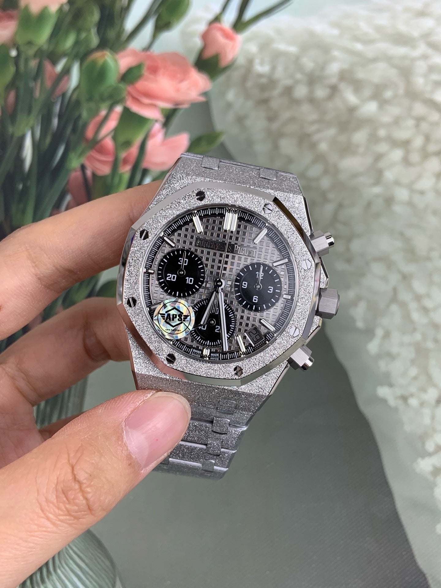 Silver black Watch