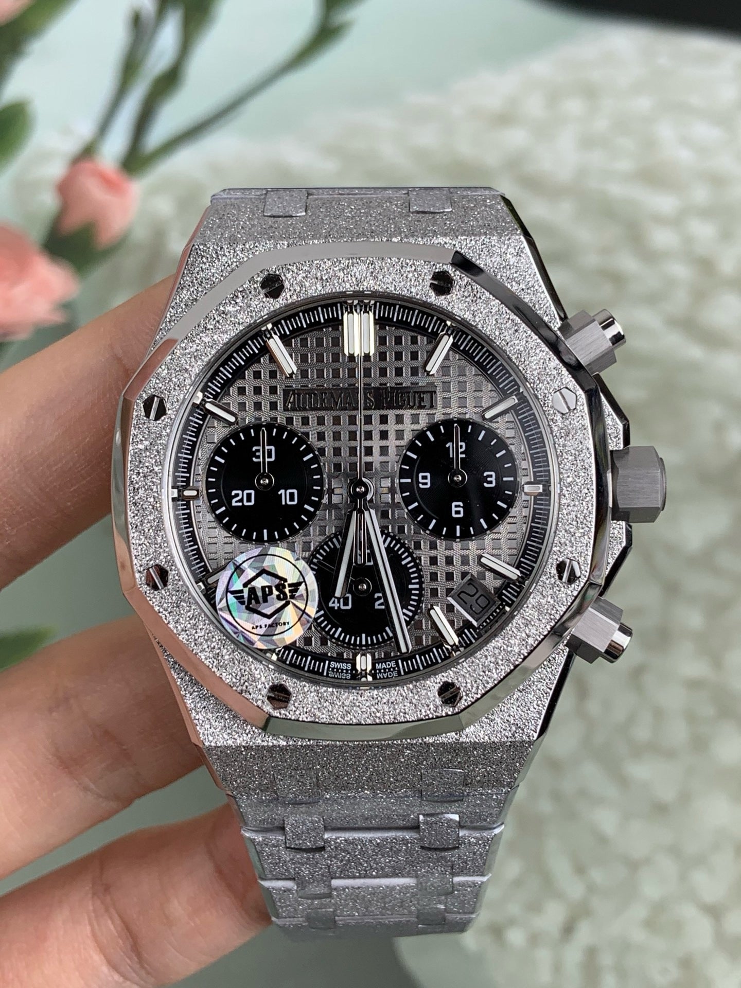 Silver black Watch