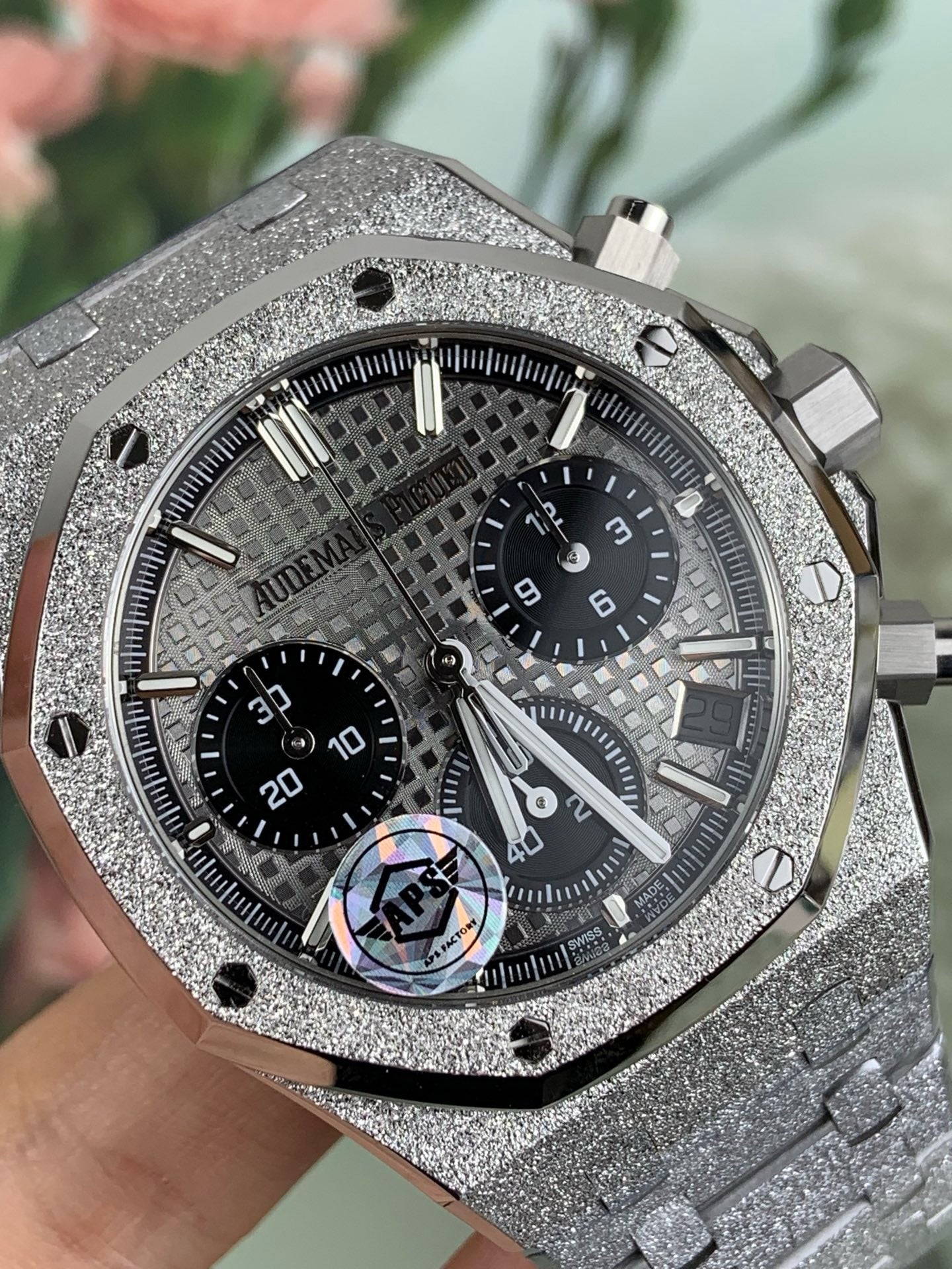 Silver black Watch