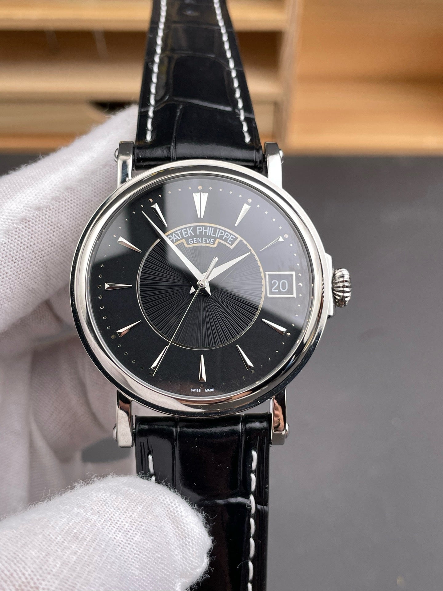 Black and Brown white Watch