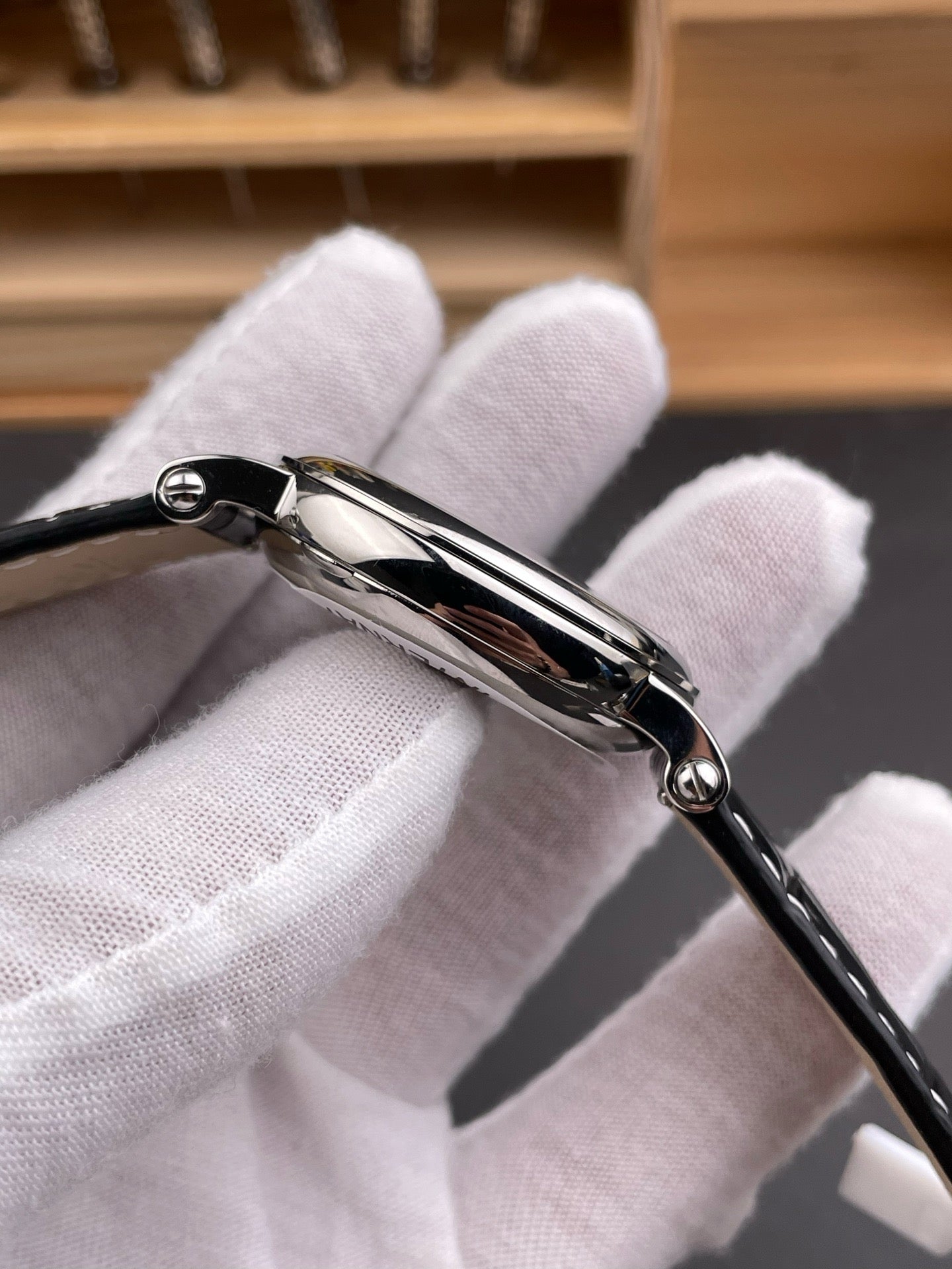 Black and Brown white Watch