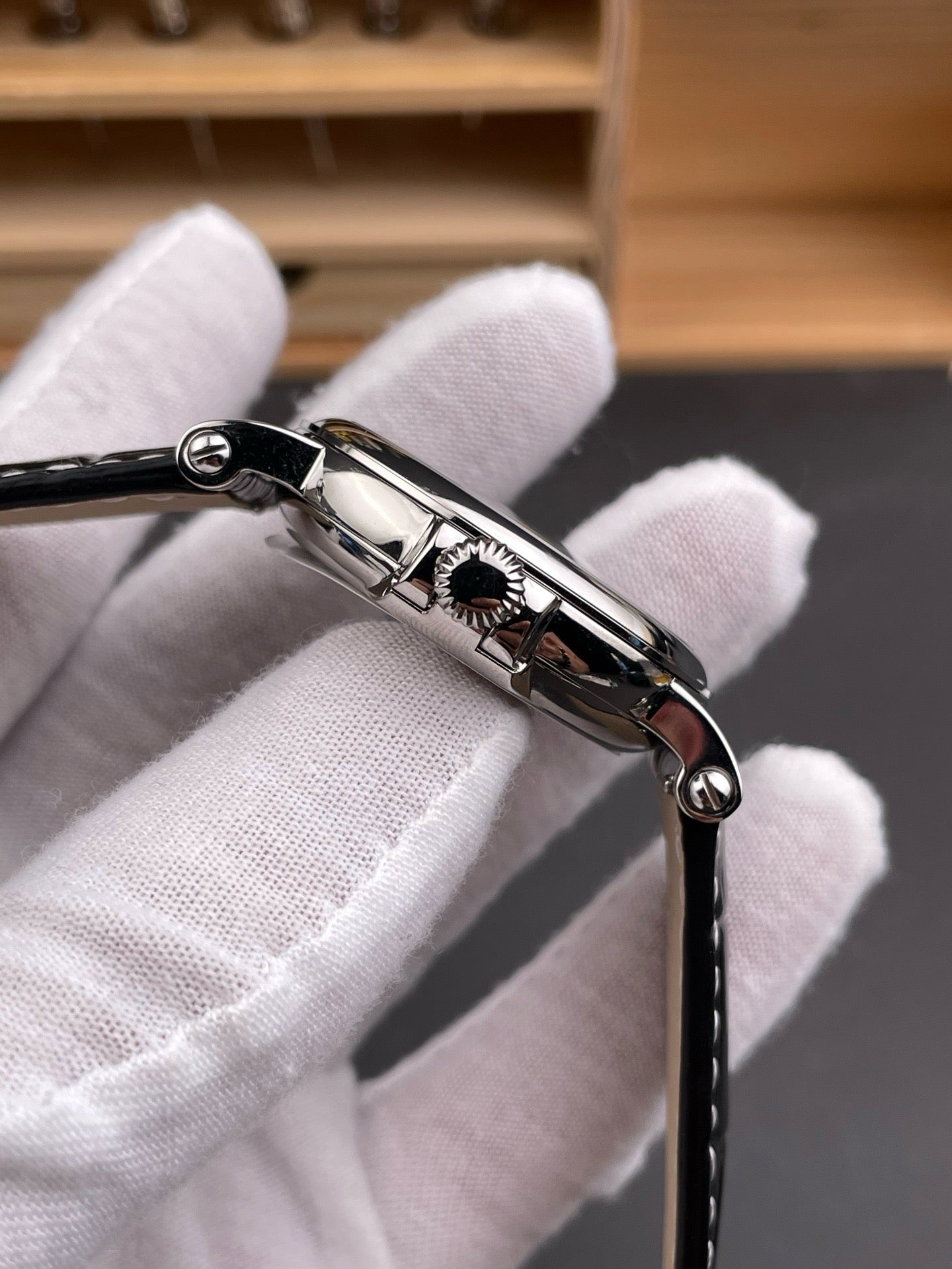 Black and Brown white Watch