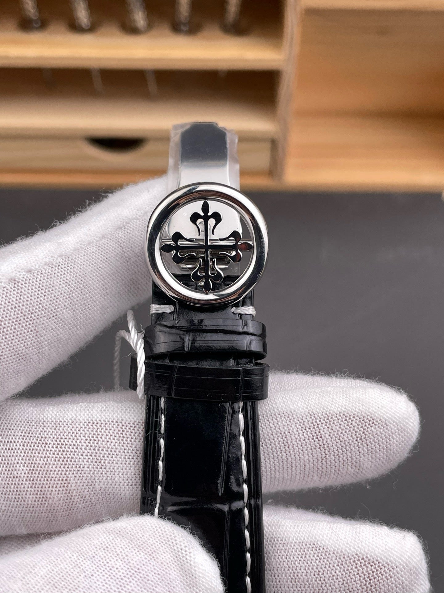 Black and Brown white Watch
