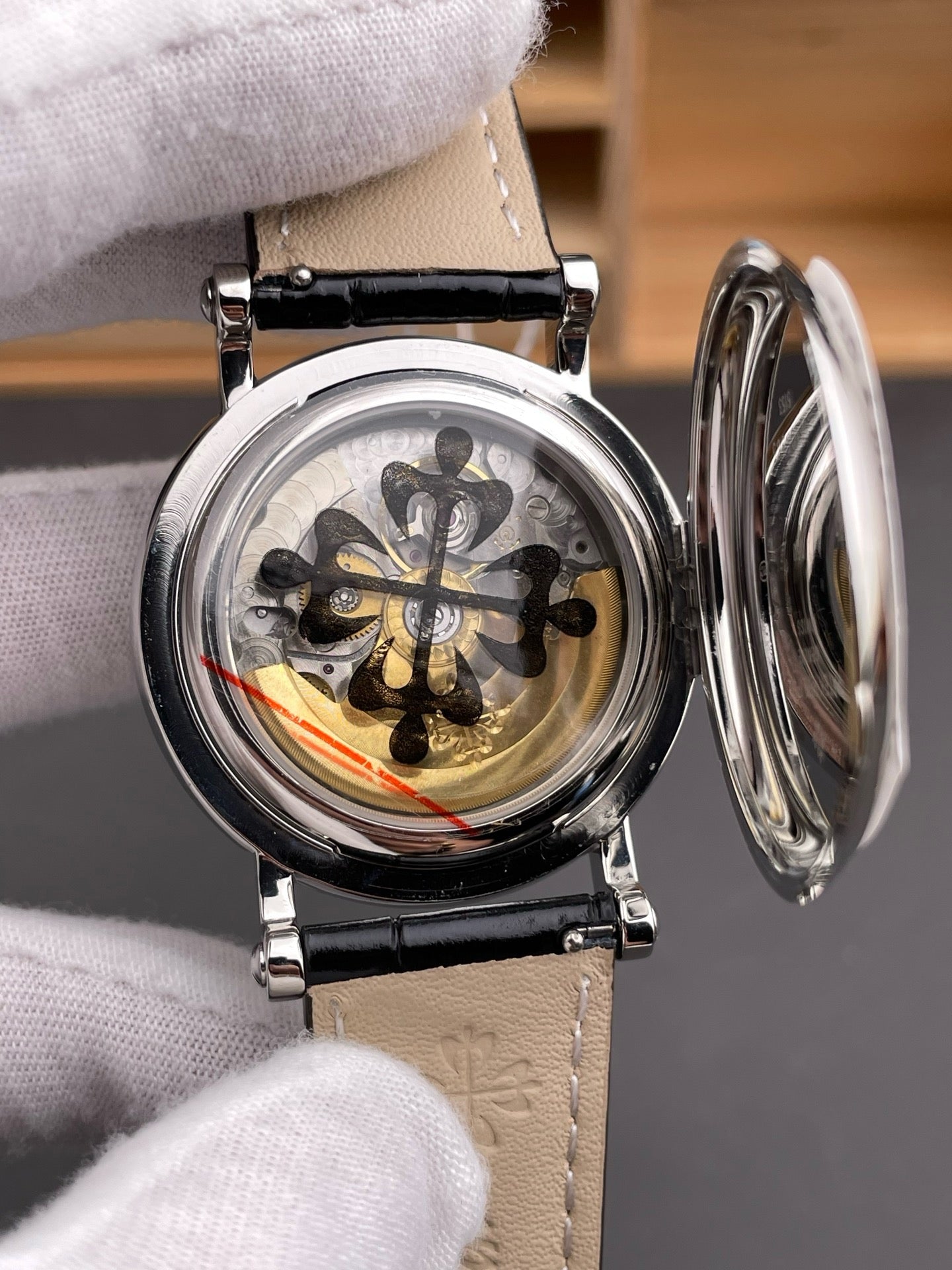 Black and Brown white Watch