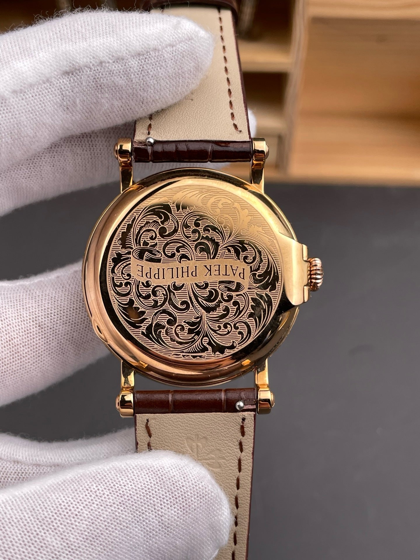 Black and Brown white Watch
