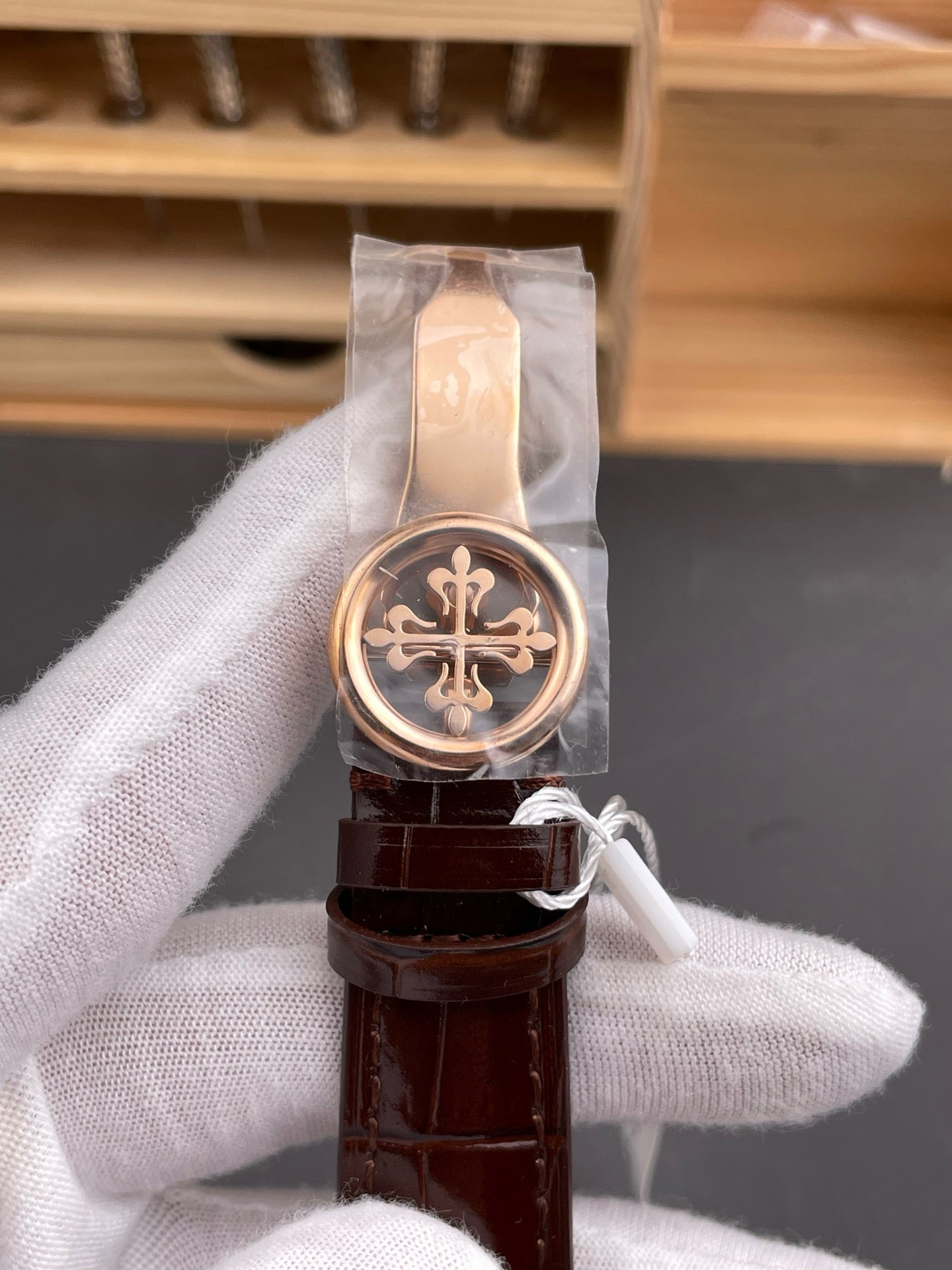 Black and Brown white Watch