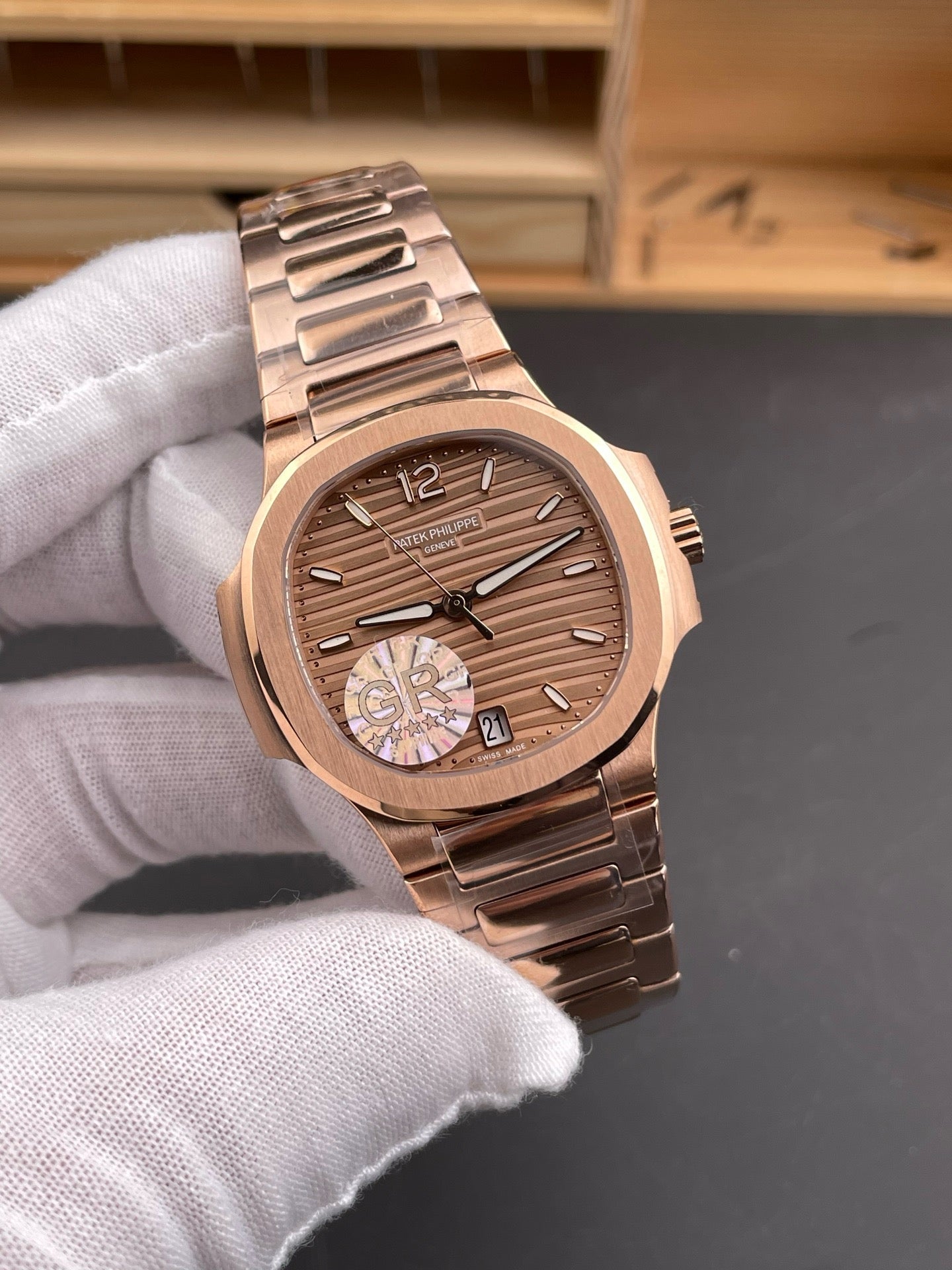 Golden brown Watch