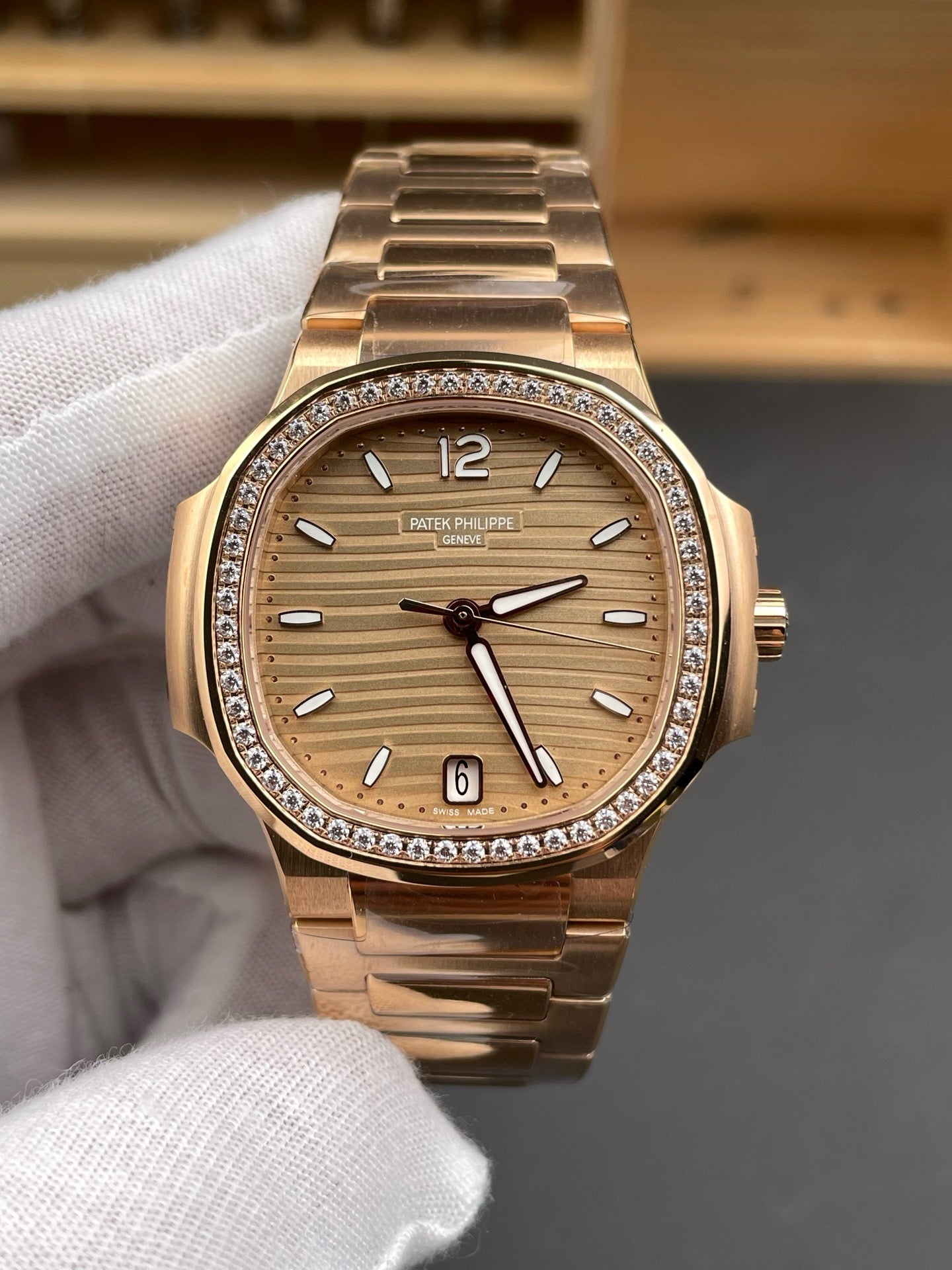 Gold and Gold silver Watch
