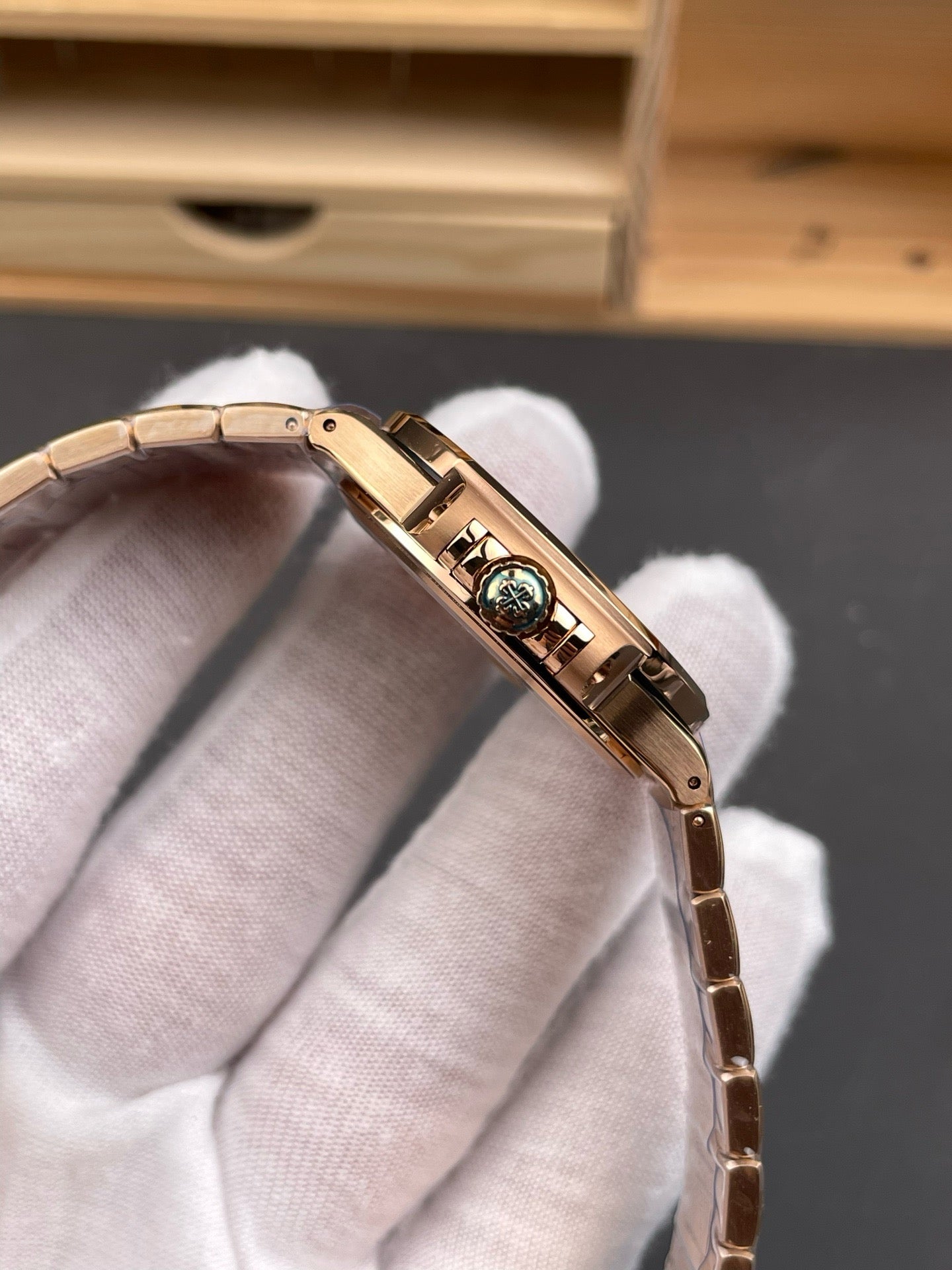 Gold and Gold silver Watch