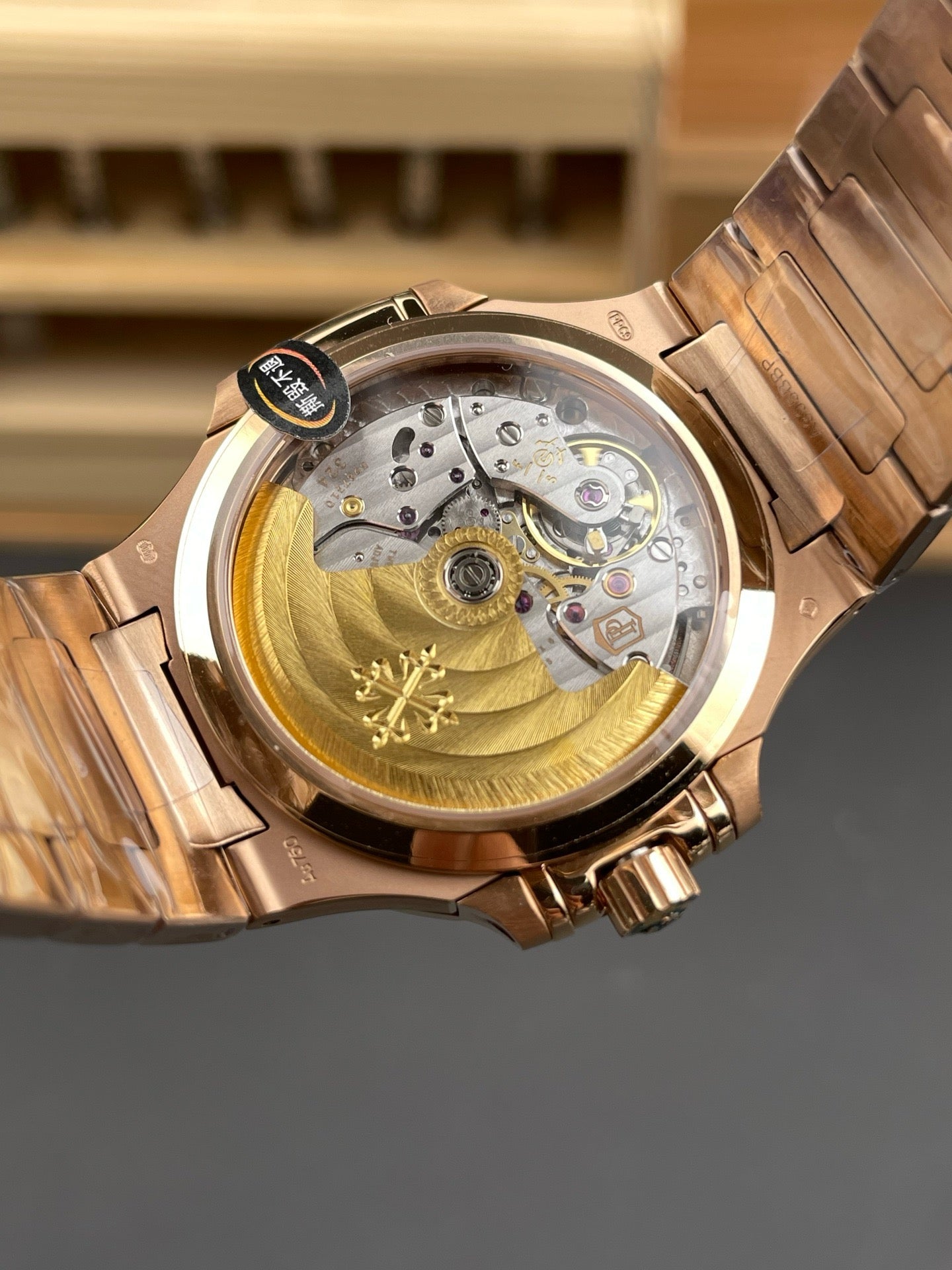 Gold and Gold silver Watch