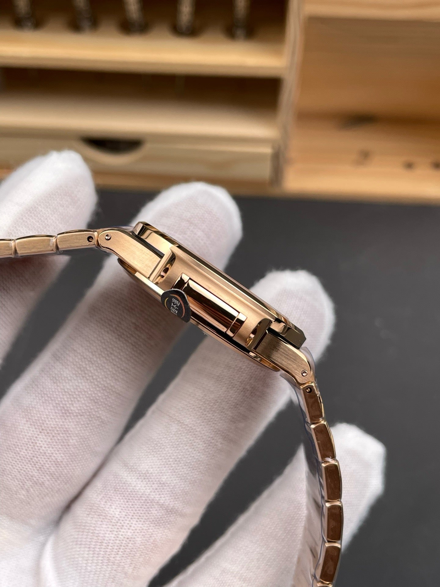 Gold and Gold silver Watch
