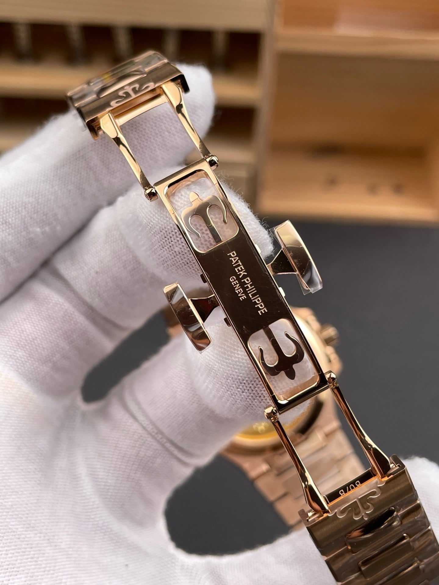 Gold and Gold silver Watch