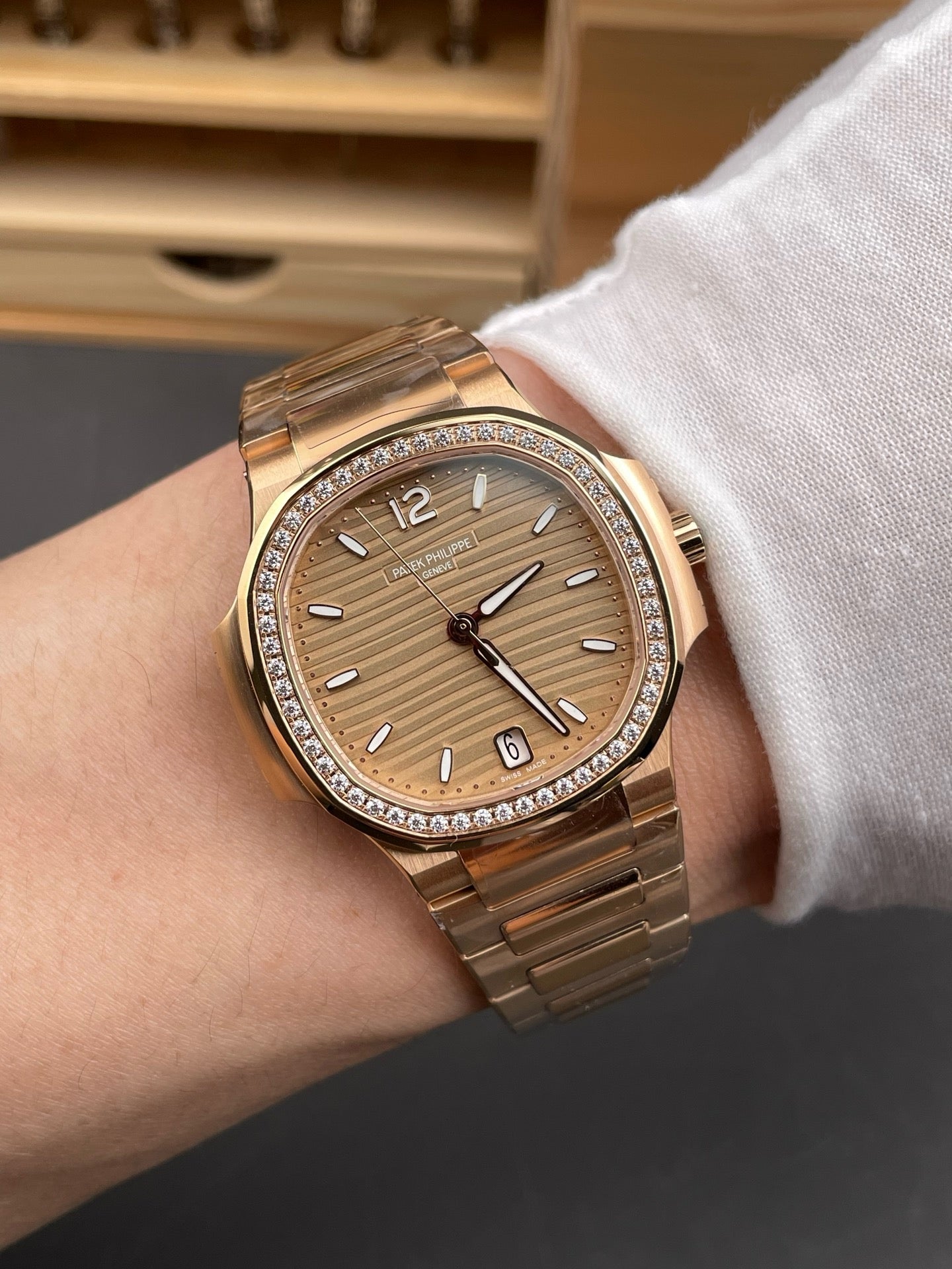 Gold and Gold silver Watch