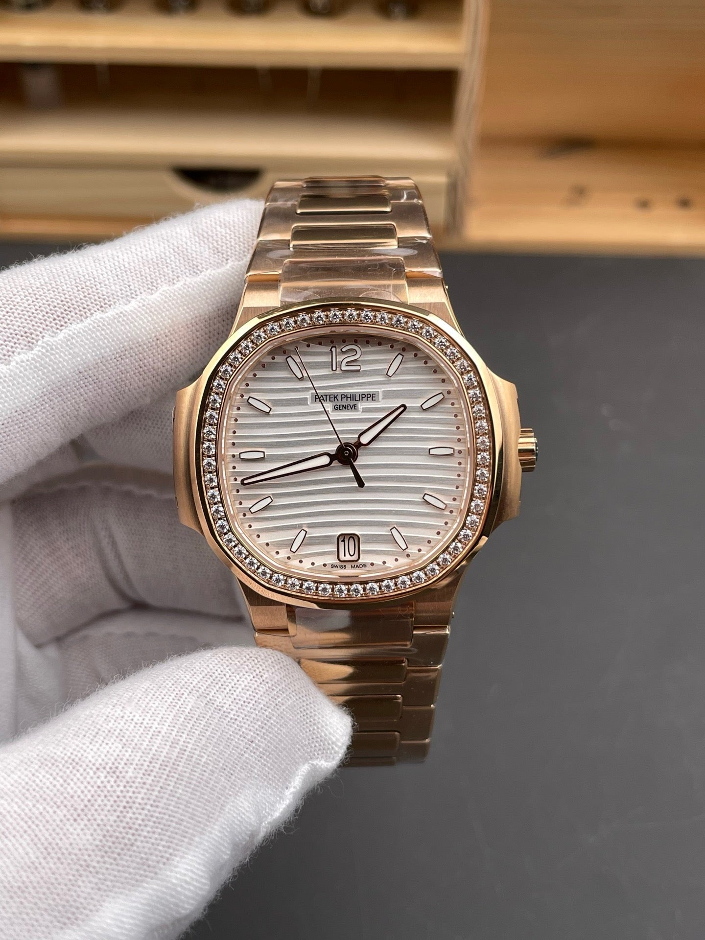 Gold and Gold silver Watch
