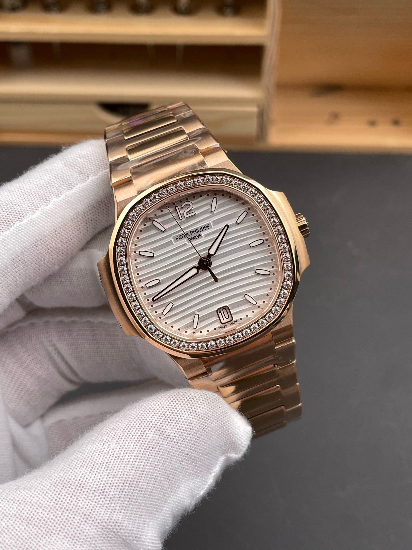 Gold and Gold silver Watch