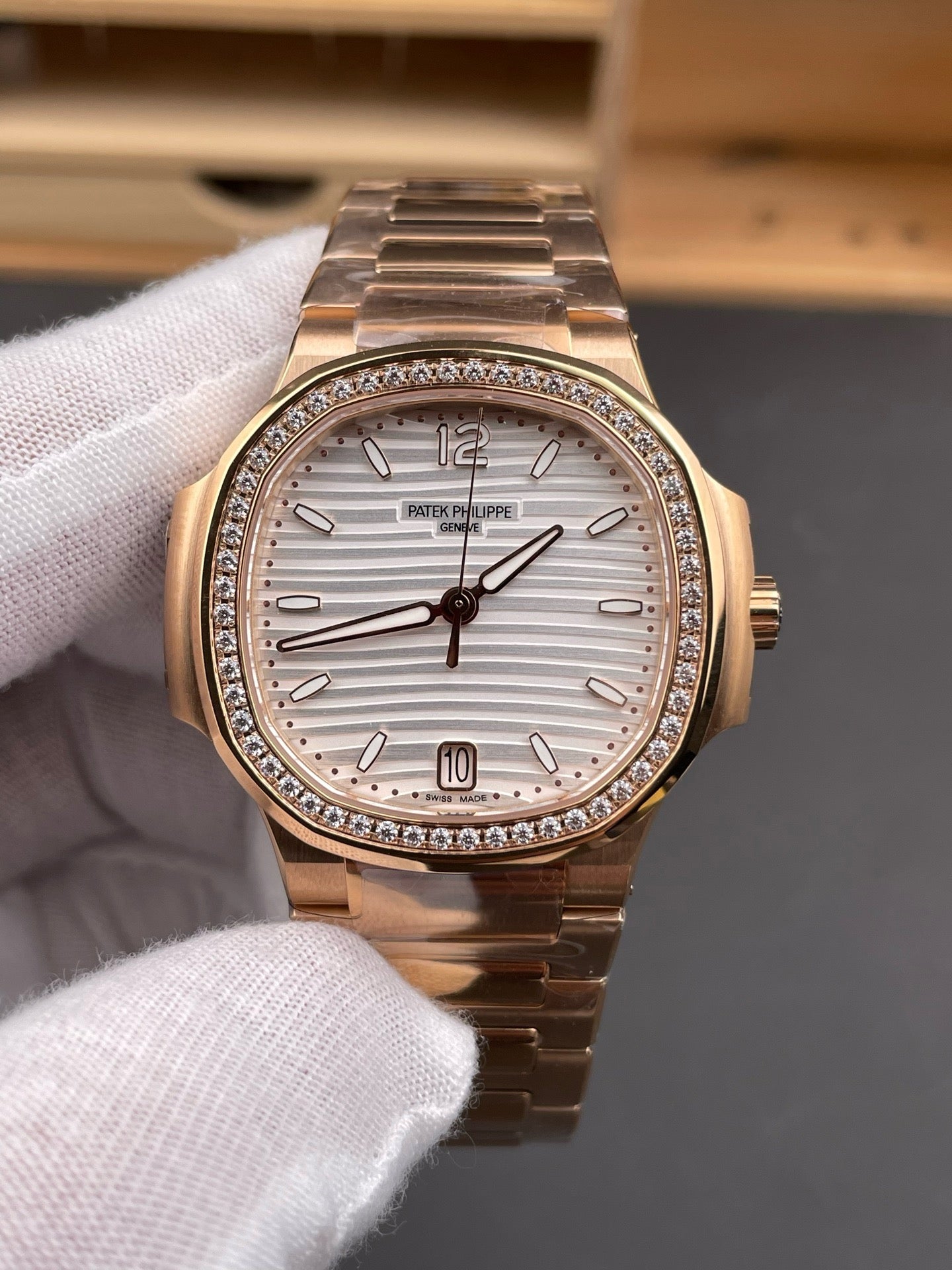 Gold and Gold silver Watch