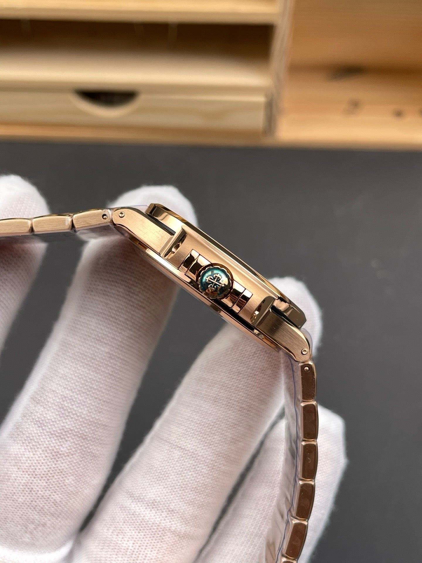 Gold and Gold silver Watch