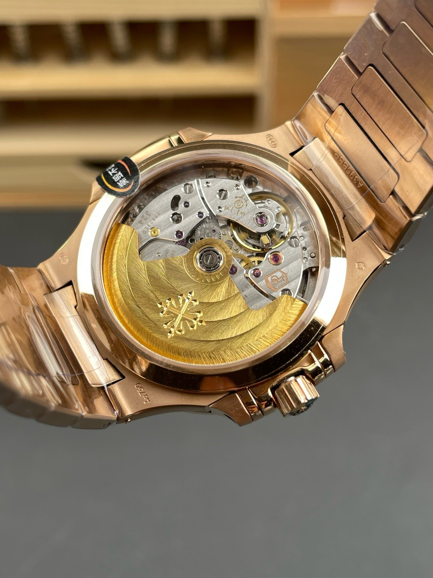 Gold and Gold silver Watch
