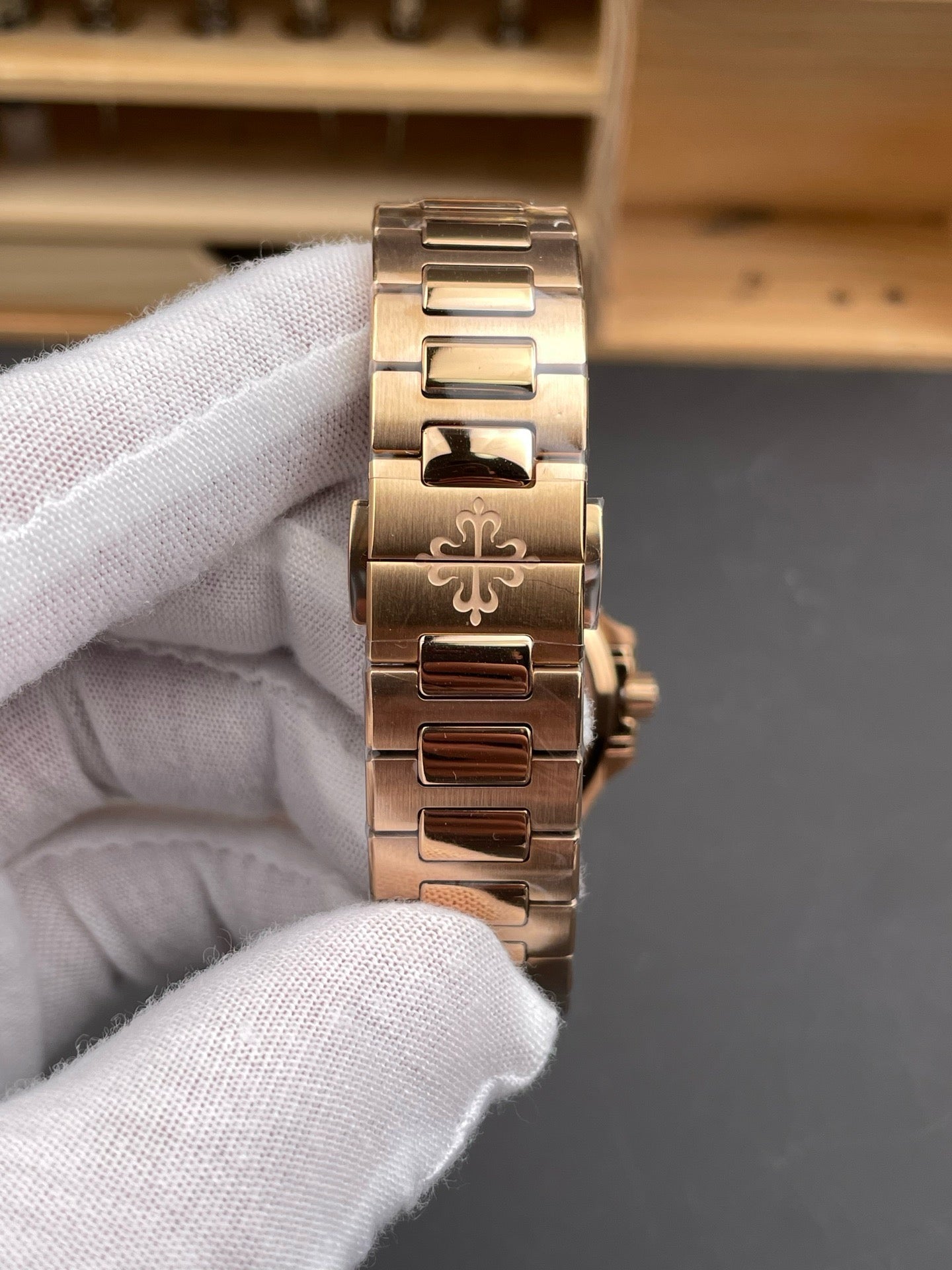Gold and Gold silver Watch