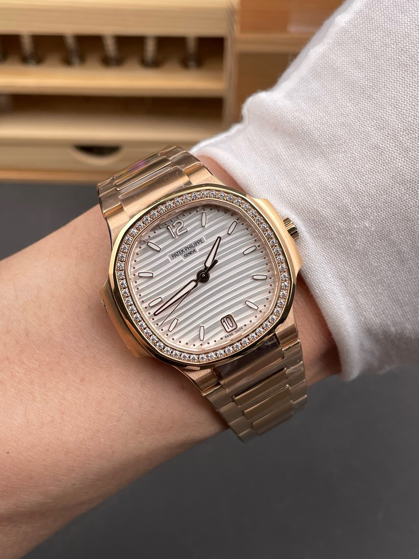 Gold and Gold silver Watch
