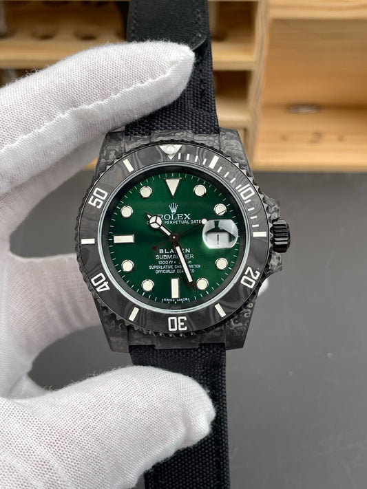 Black dark green Watch