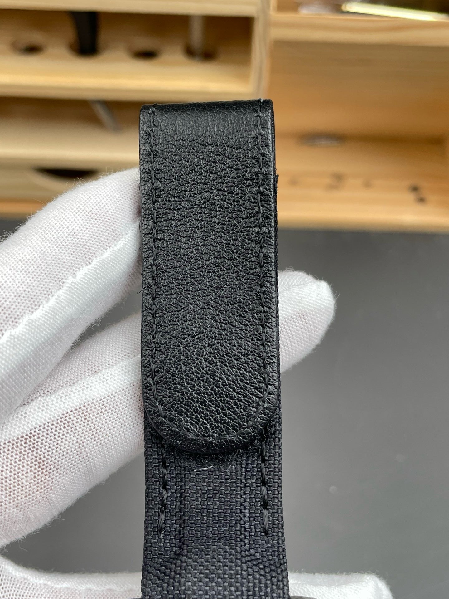 Black dark green Watch