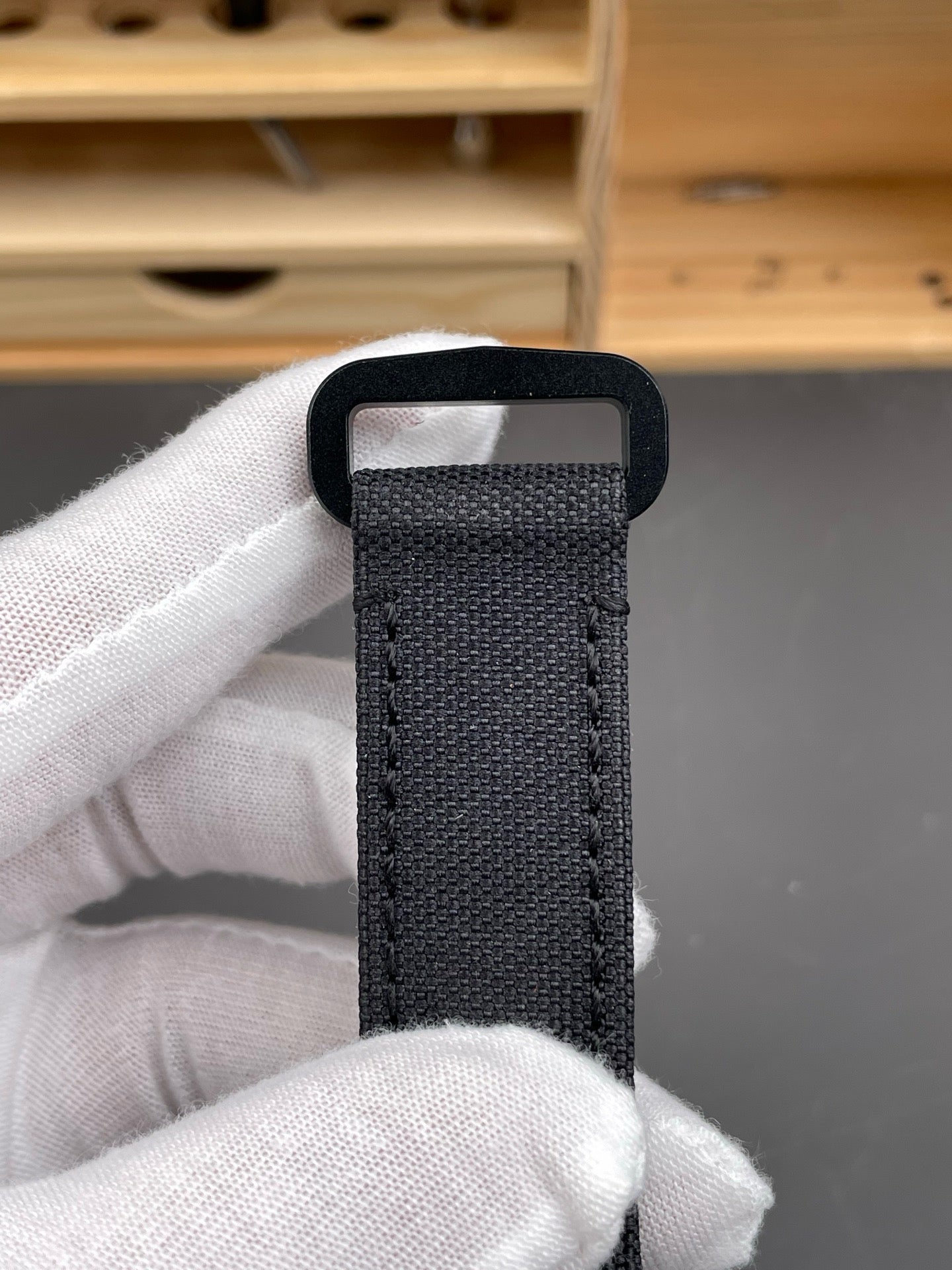 Black dark green Watch