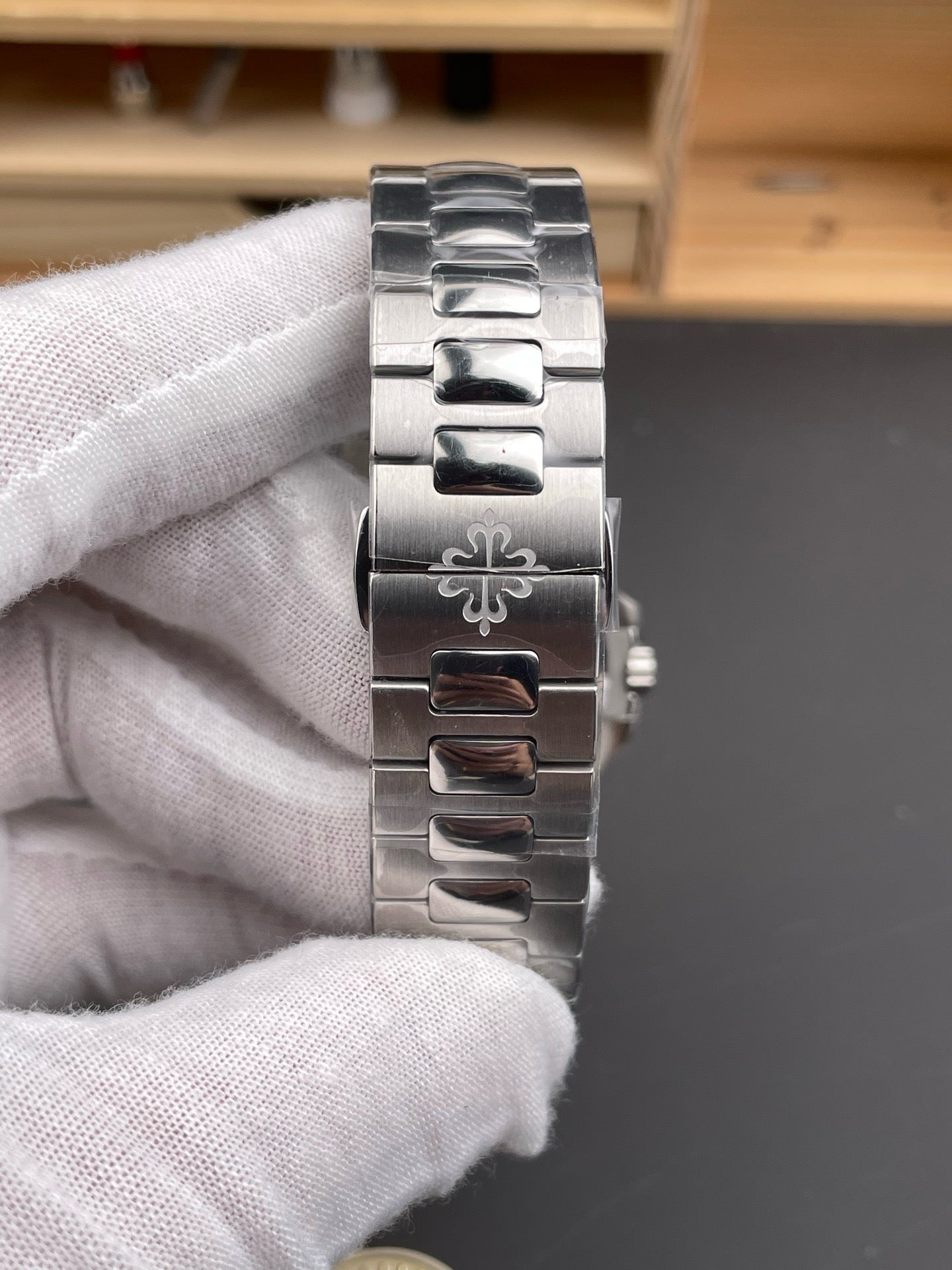 Black dark silver Watch