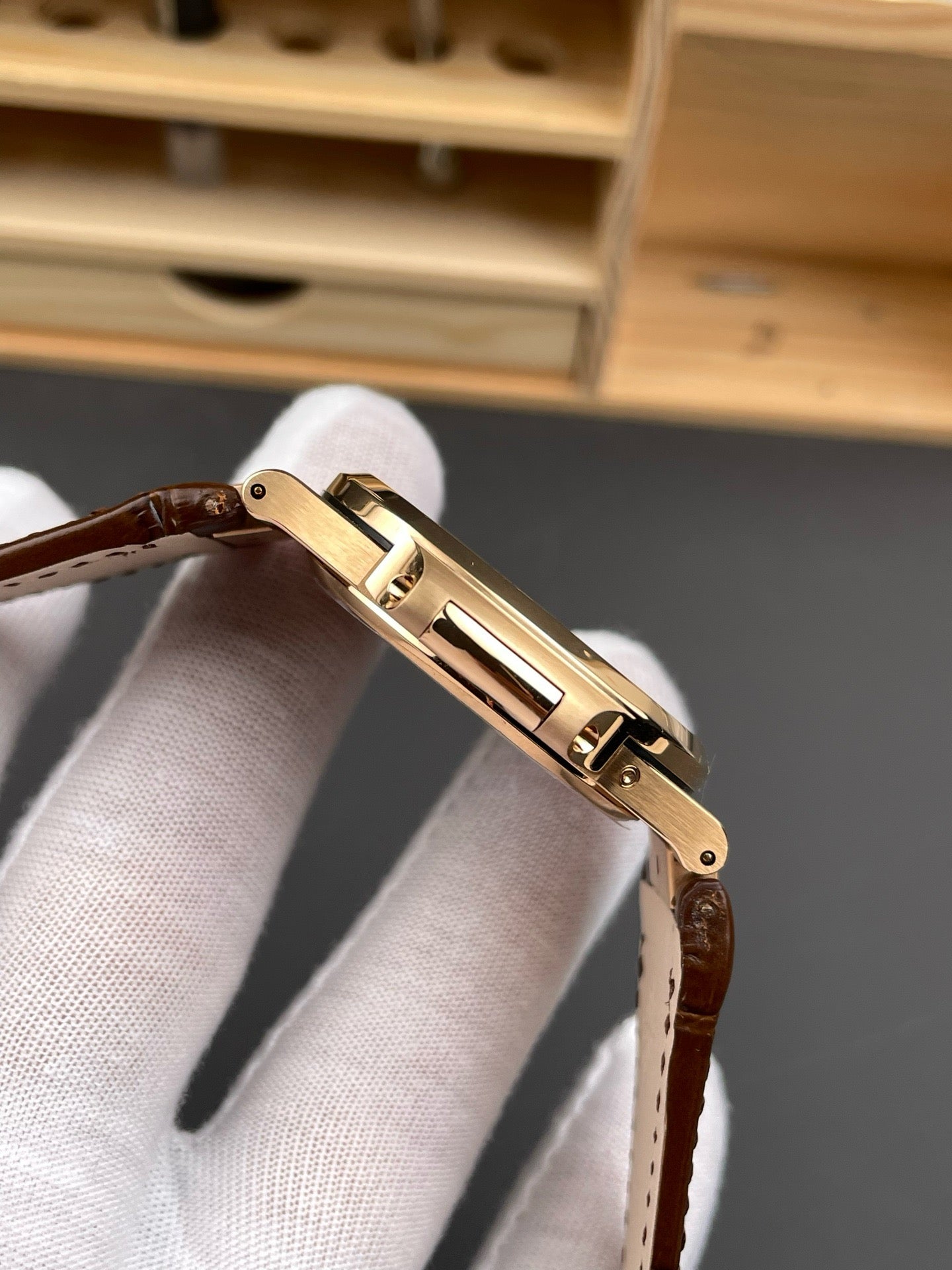 Black brown gold Watch