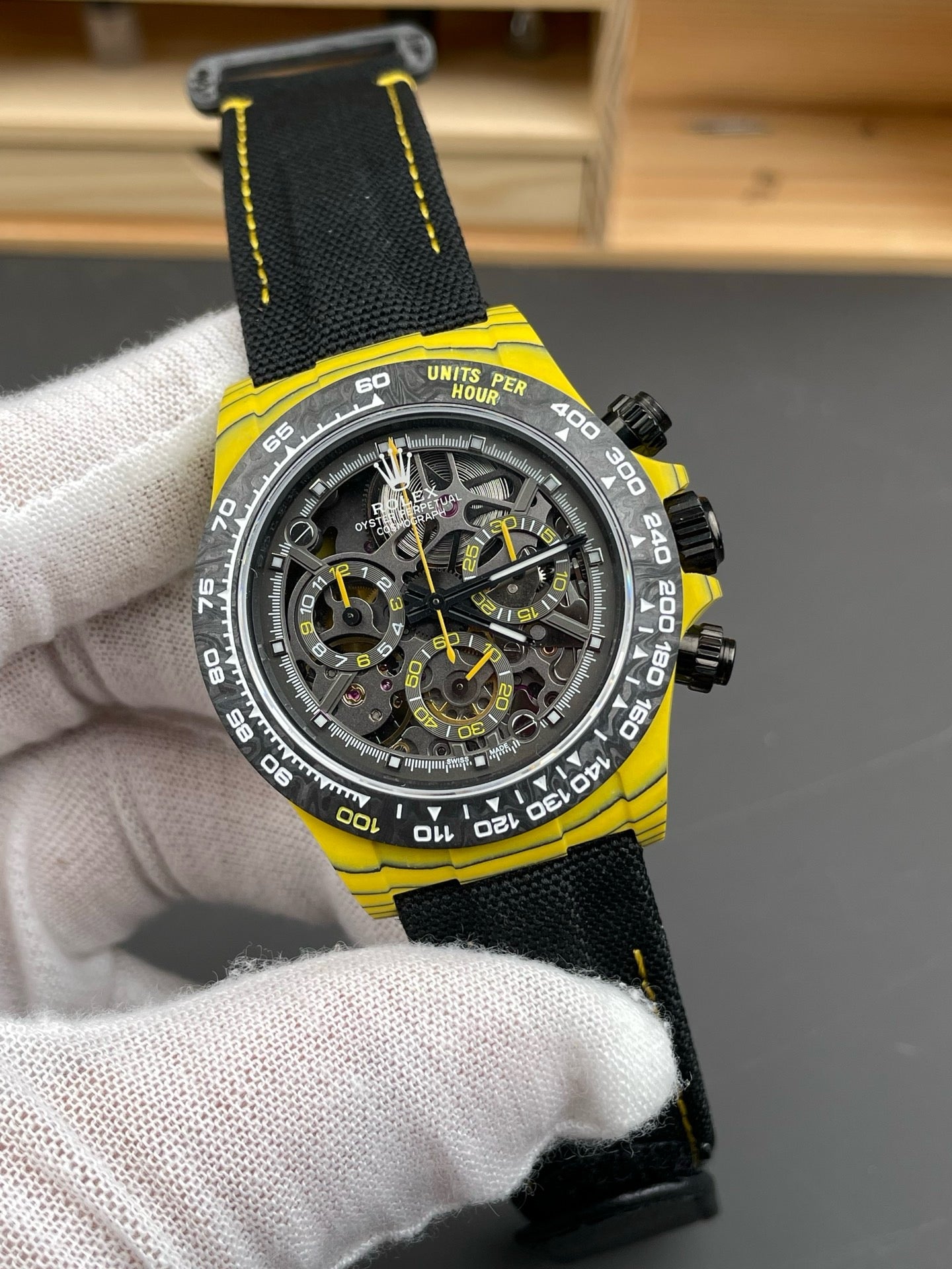 Black yellow Watch