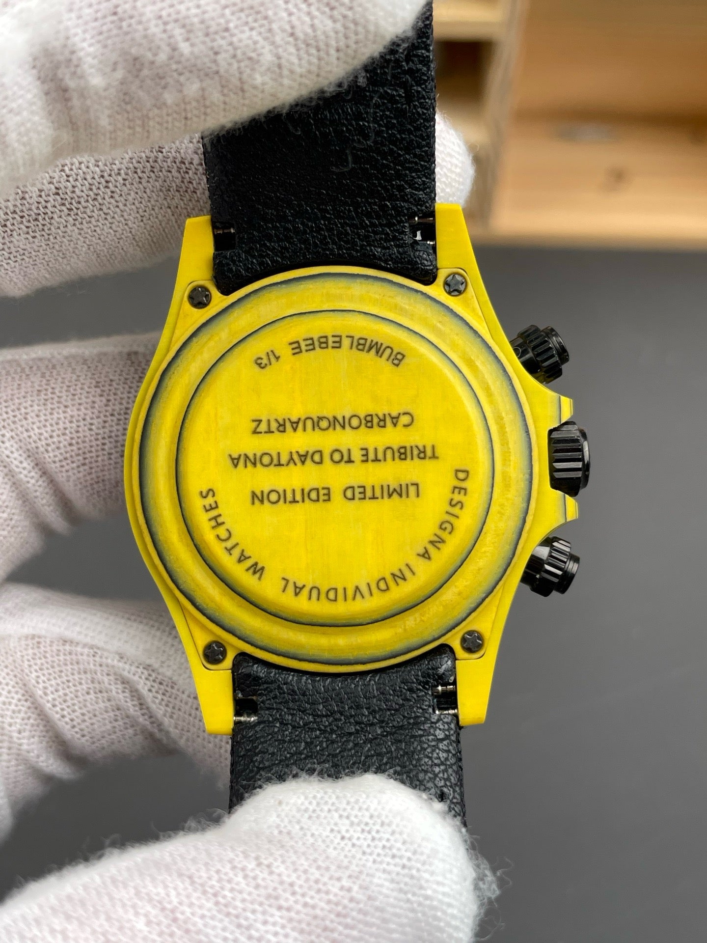 Black yellow Watch