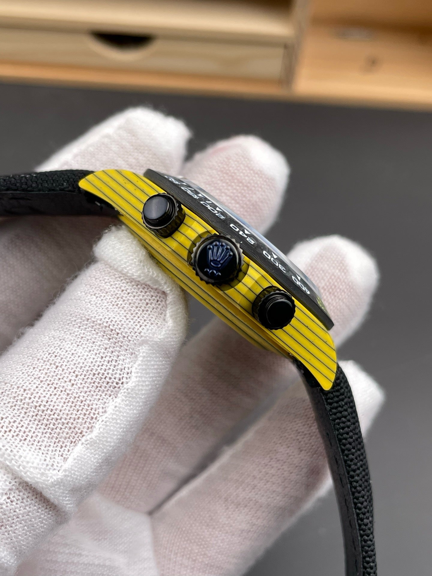 Black yellow Watch