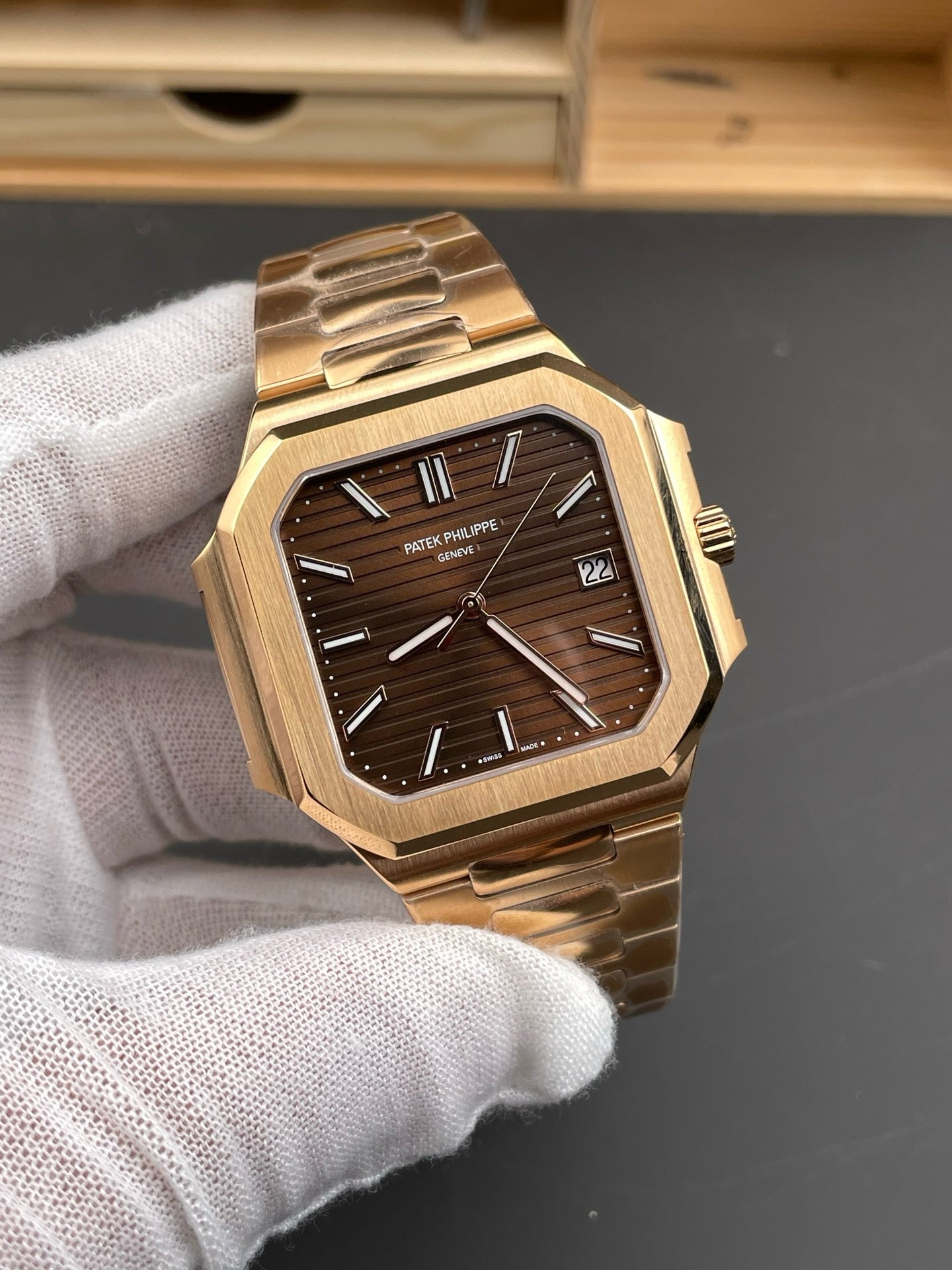 Golden brown Watch