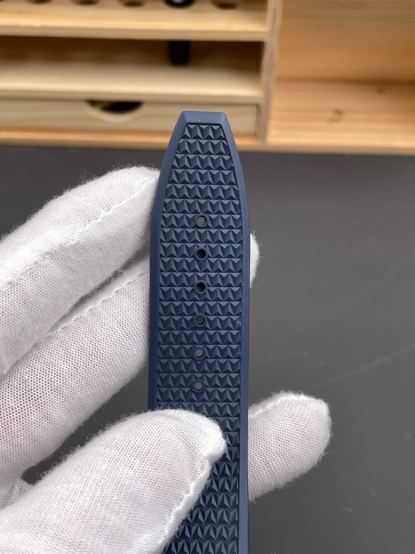 Blue silver and Black silver Watch