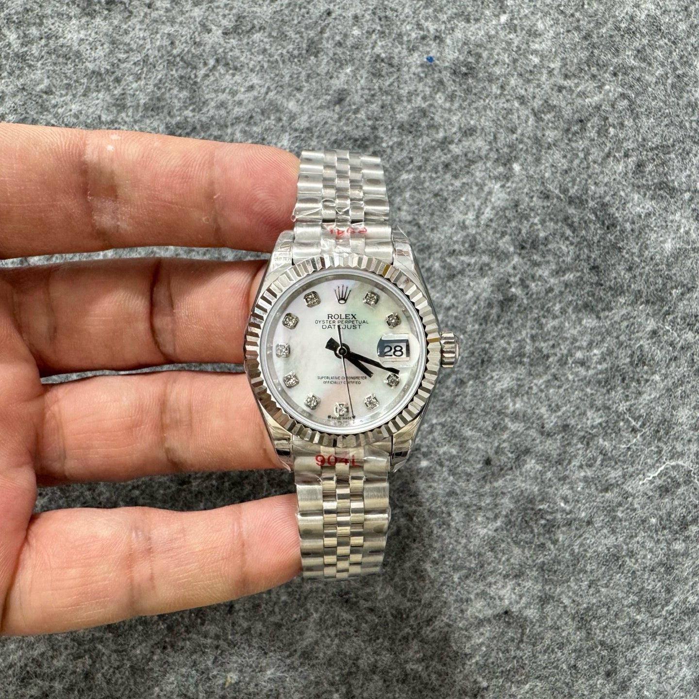 Silver white Watch