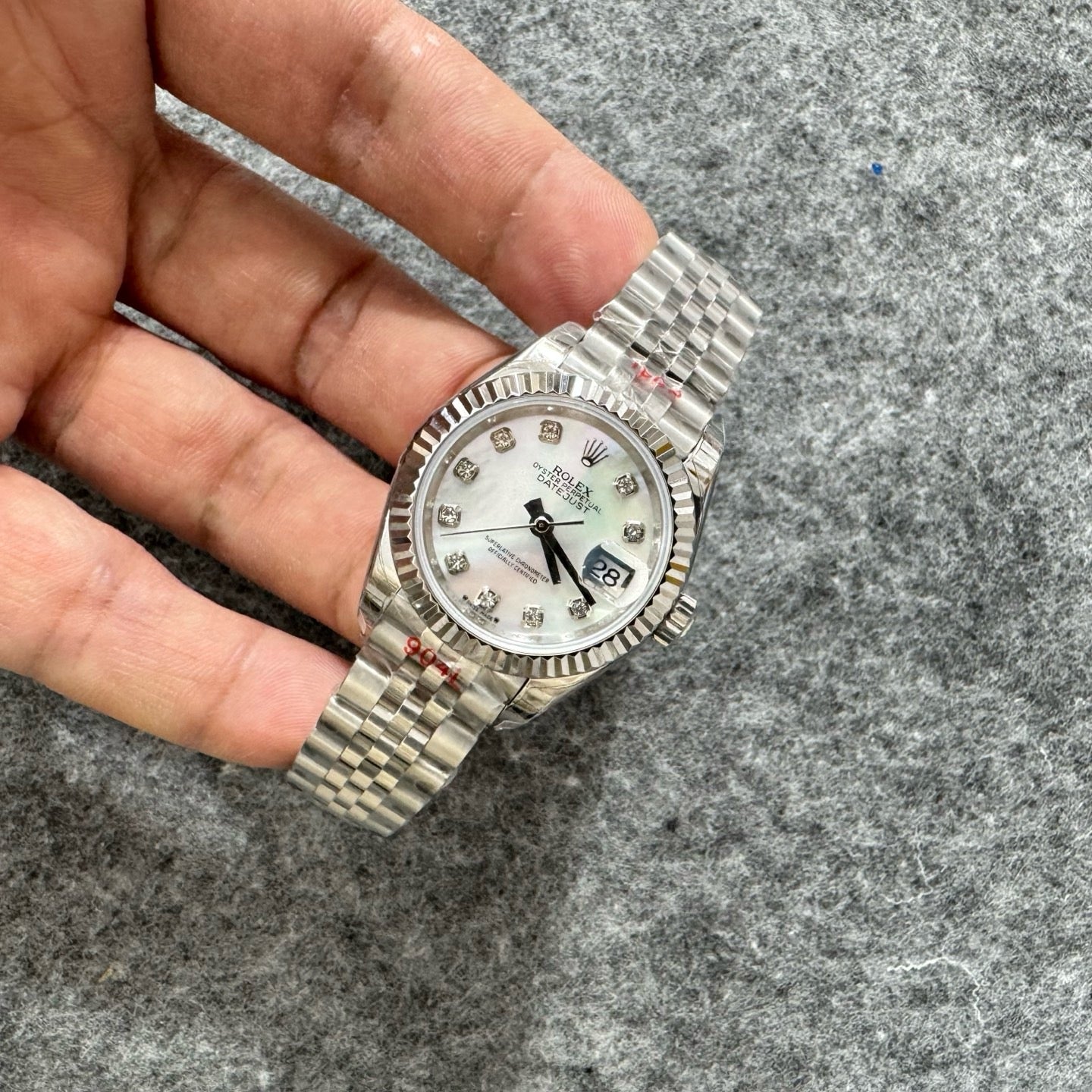 Silver white Watch