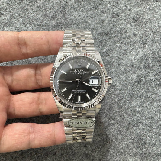 Silver black Watch