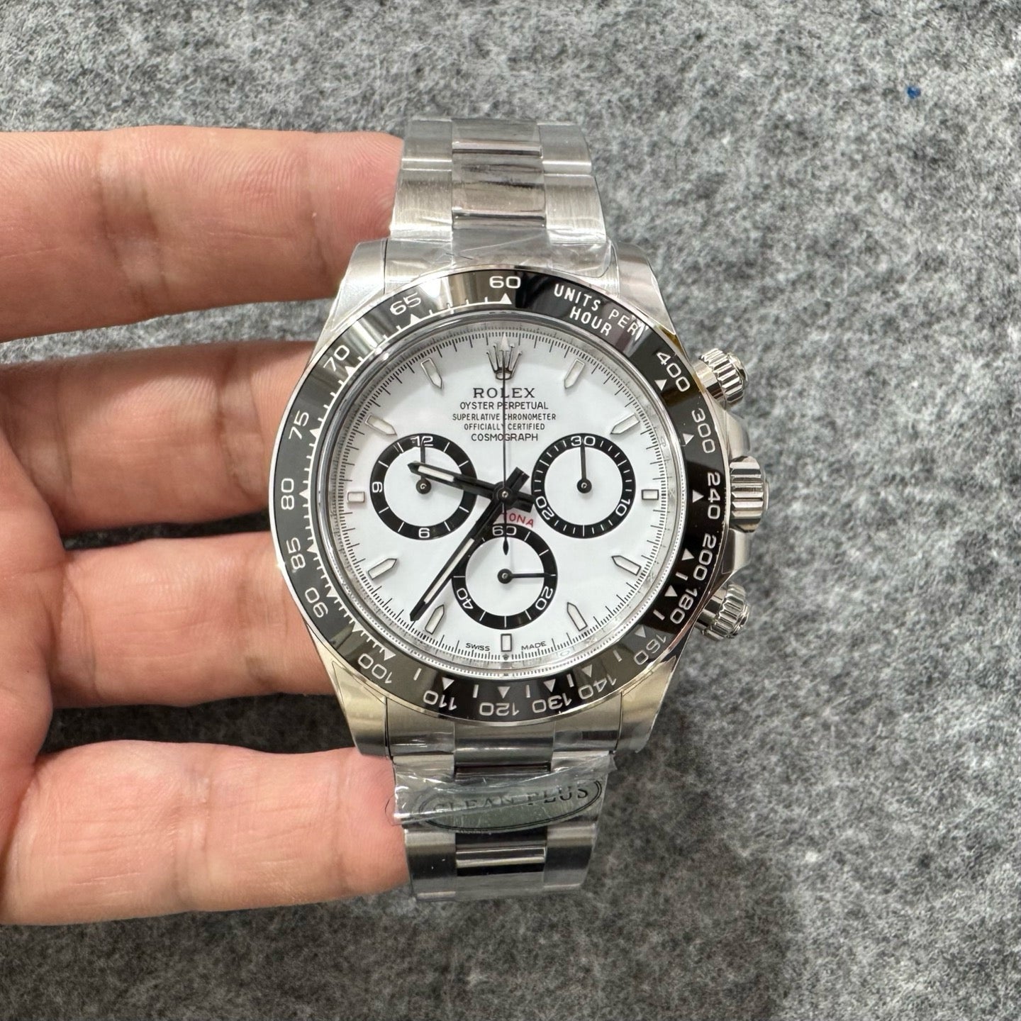 Silver White black Watch