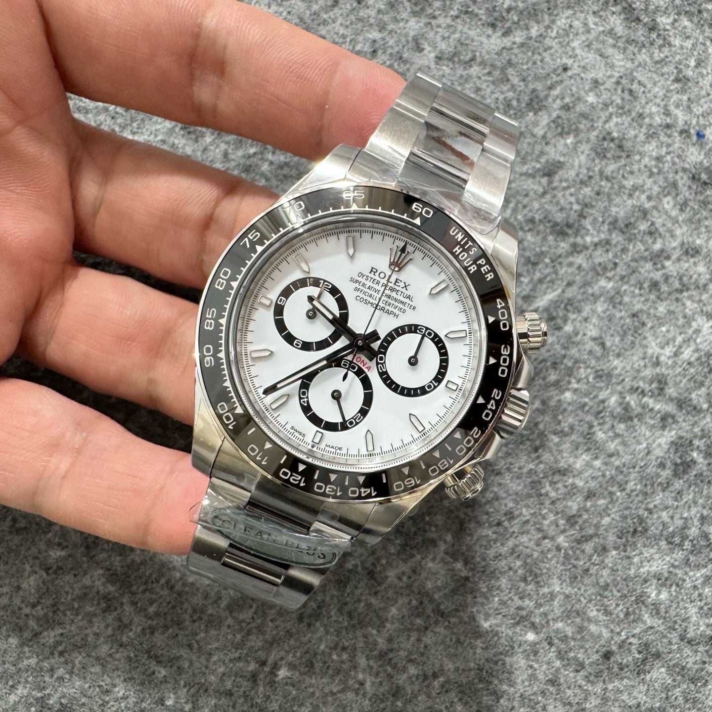 Silver White black Watch