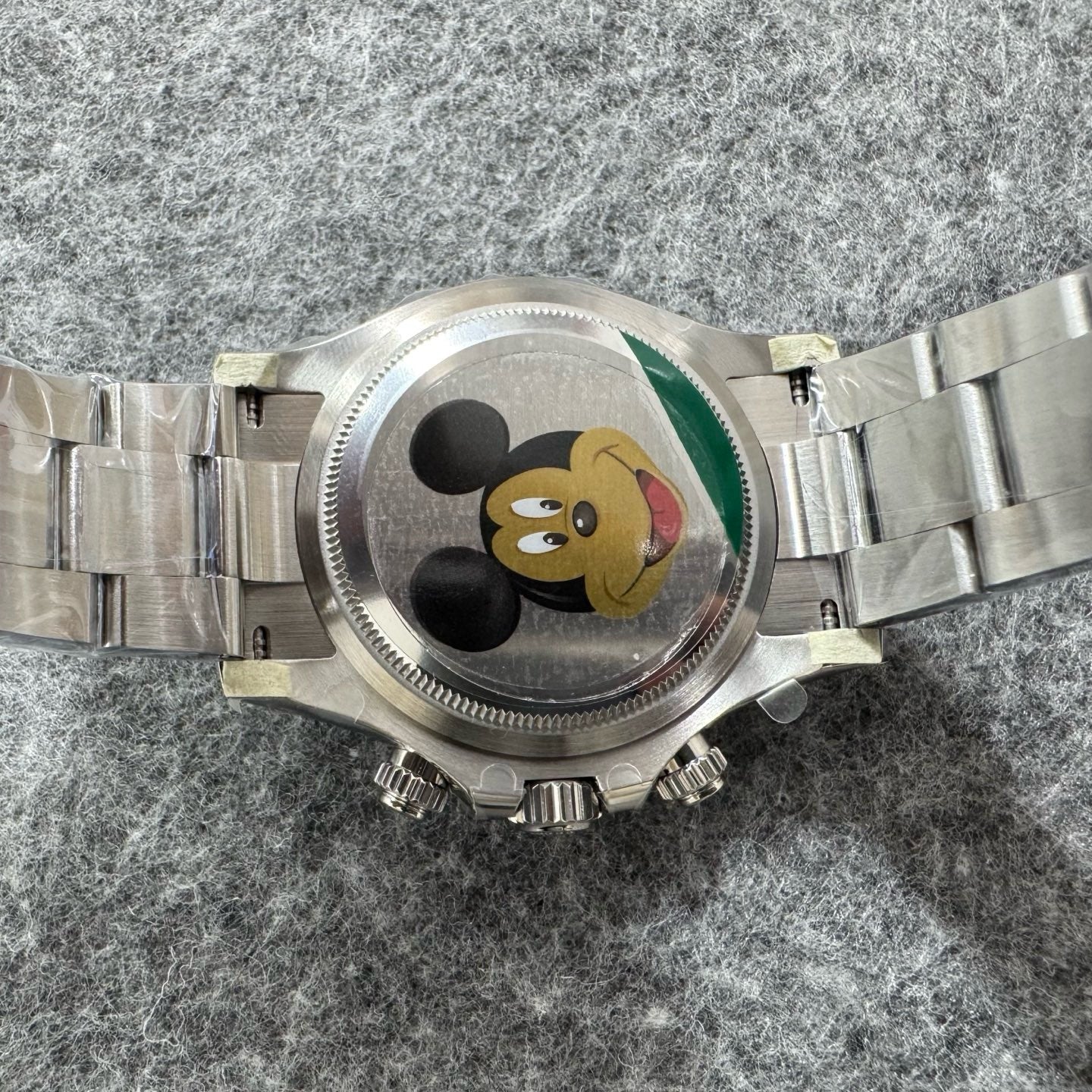 Silver White black Watch
