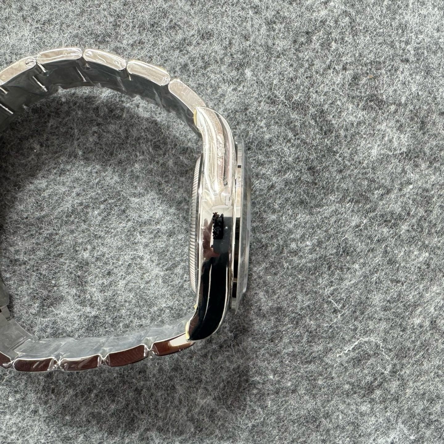 Black blue silver Watch