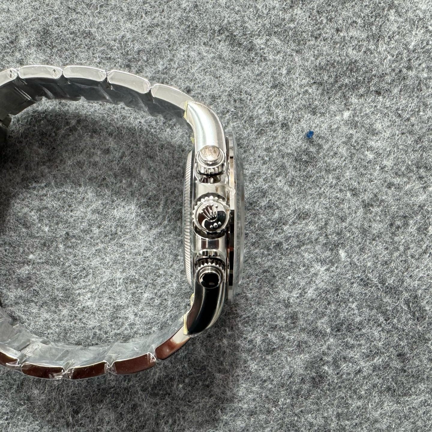 Black blue silver Watch