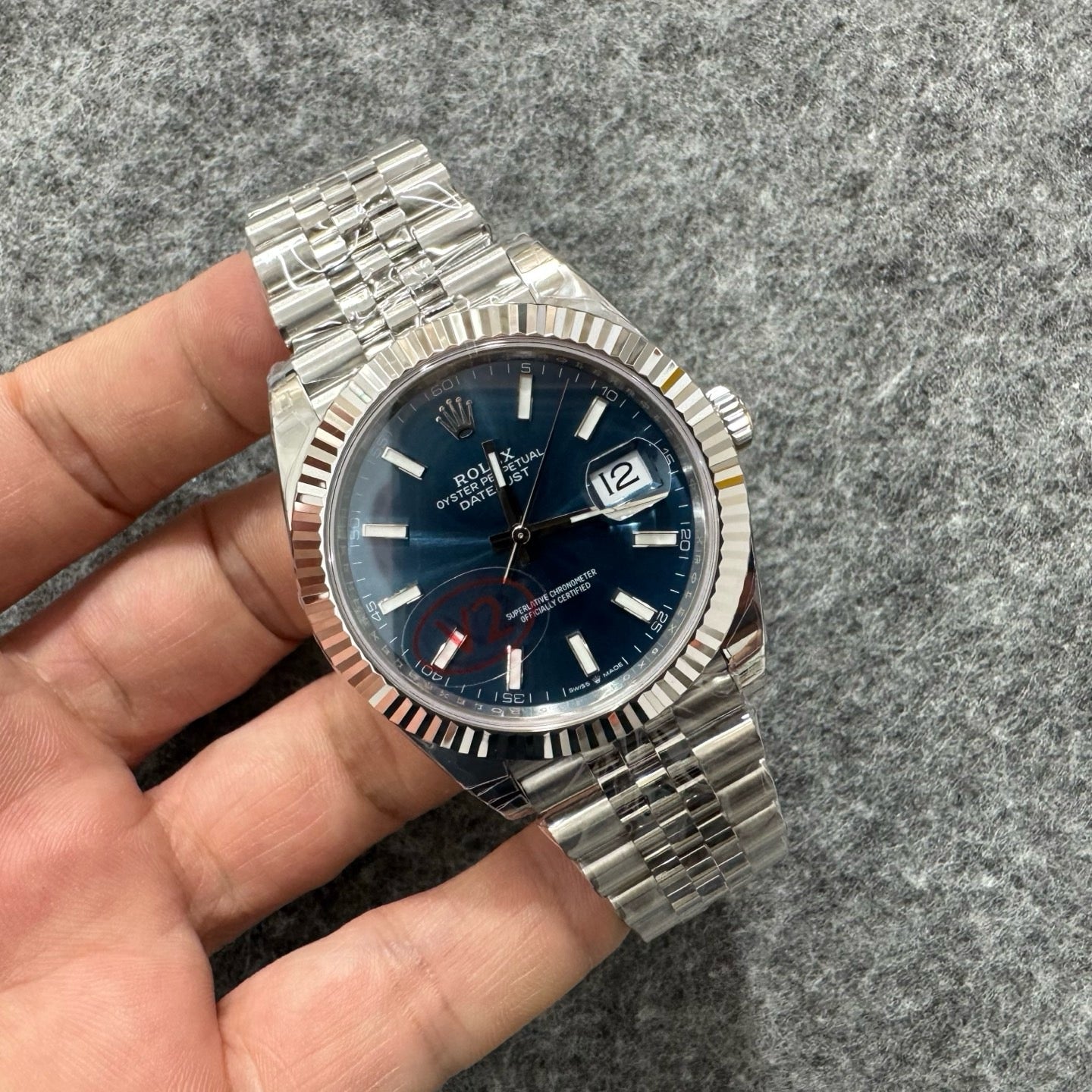 Sliver blue, Silver black and Silver dark grey Watch